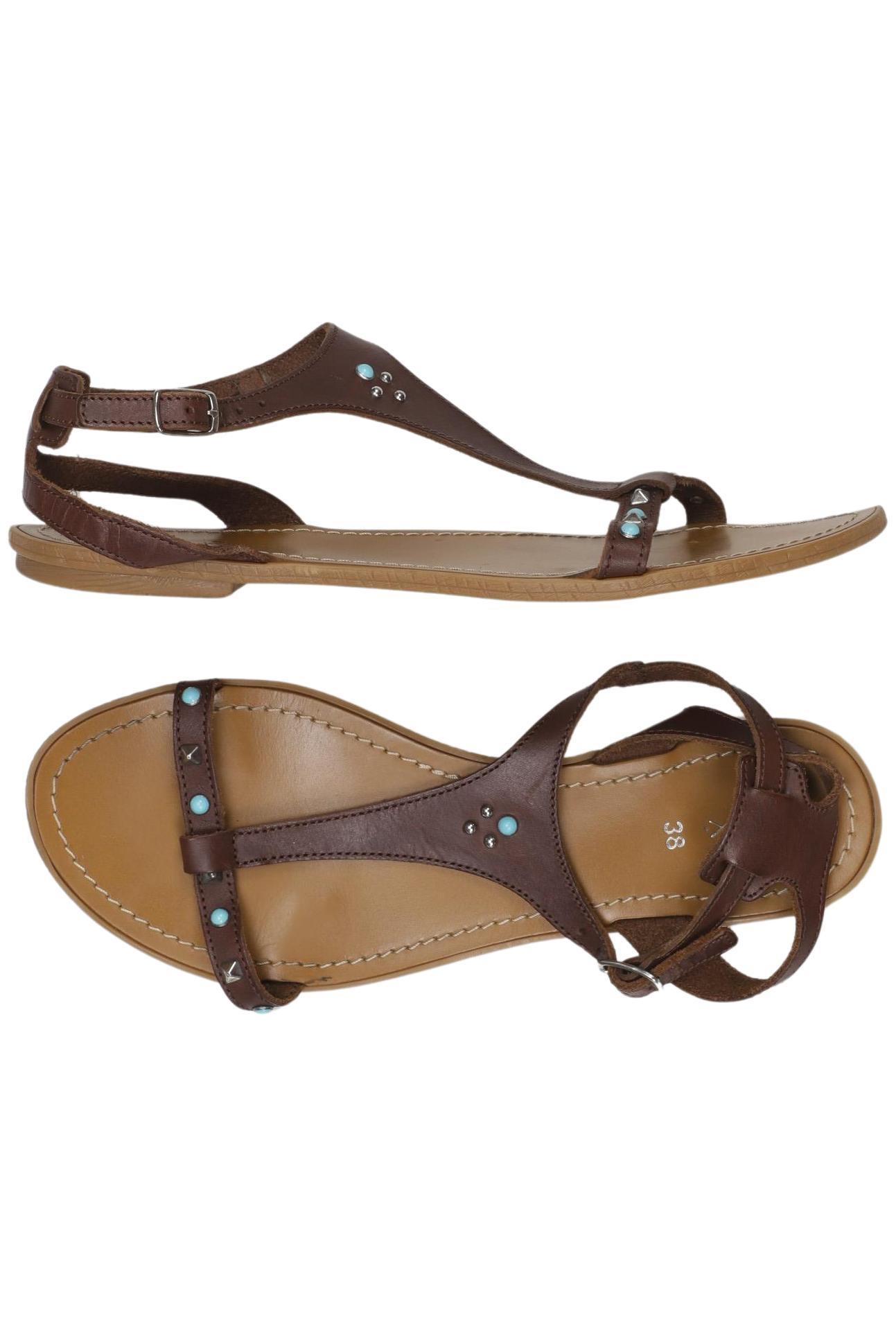 

Cox Damen Sandale, braun, Gr. 38