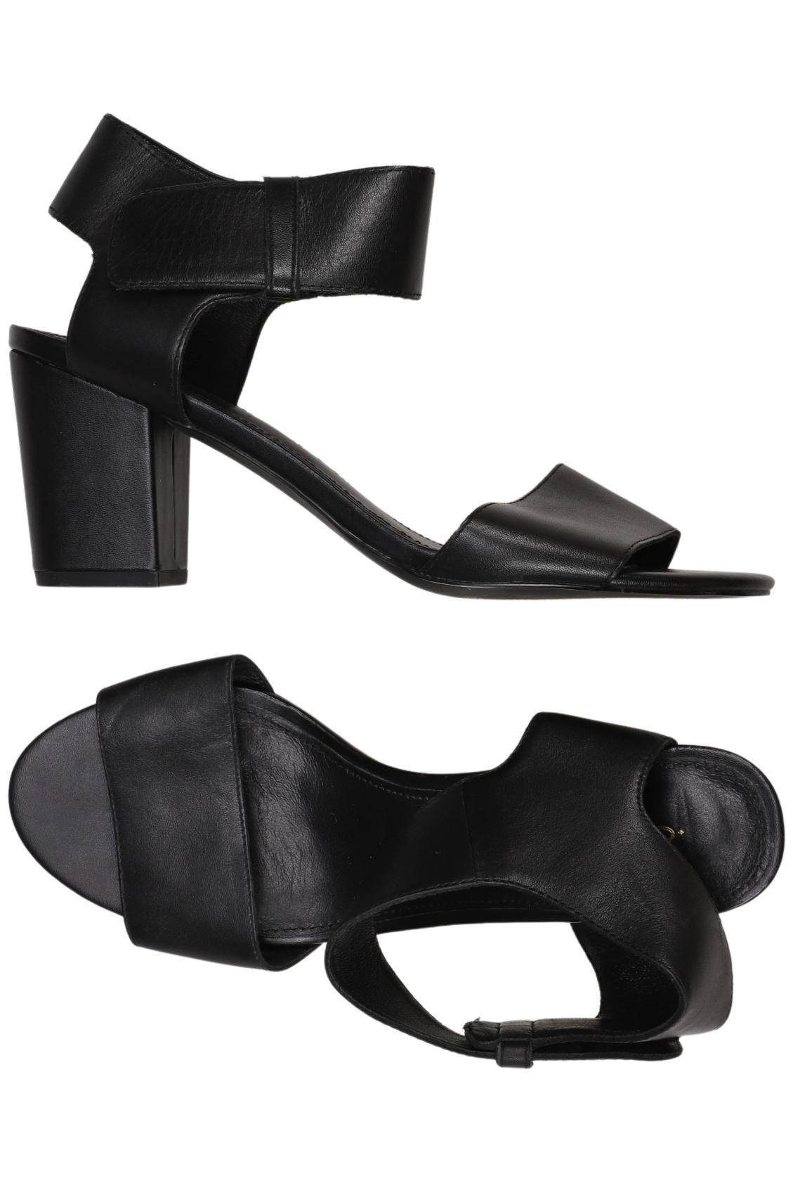 

Cox Damen Sandale, schwarz, Gr. 40