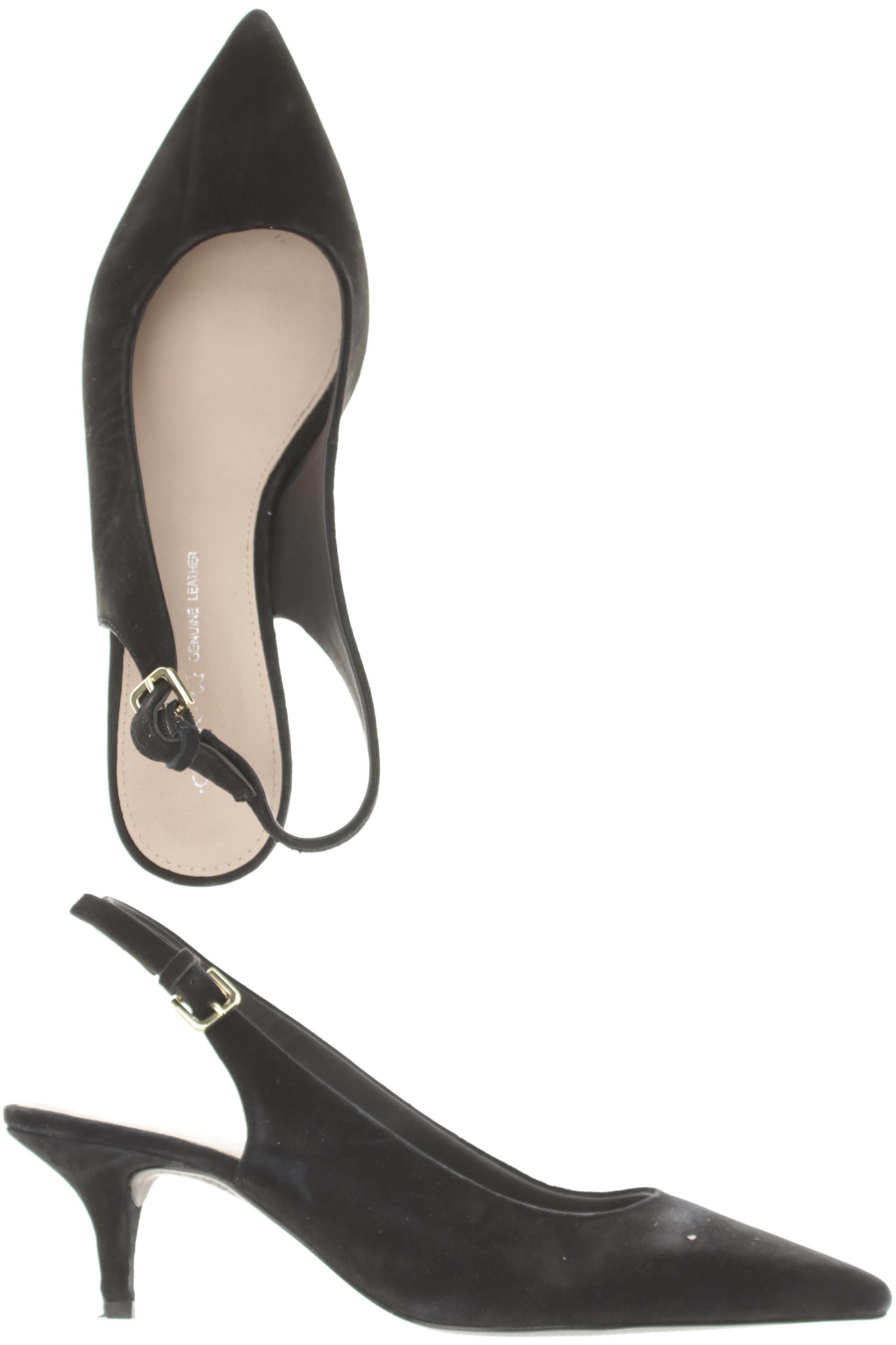 

Cox Damen Sandale, schwarz, Gr. 39