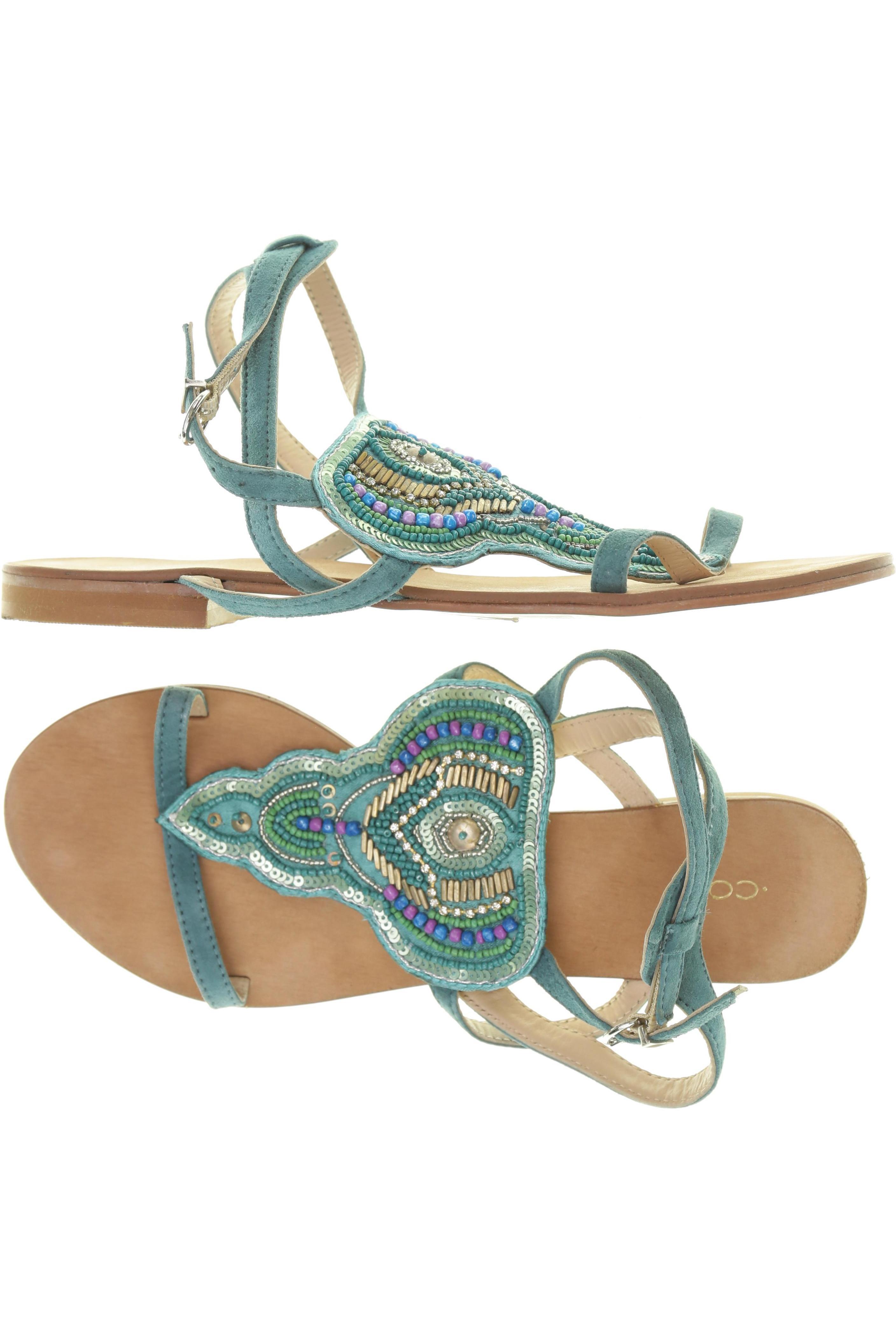 

Cox Damen Sandale, türkis, Gr. 39