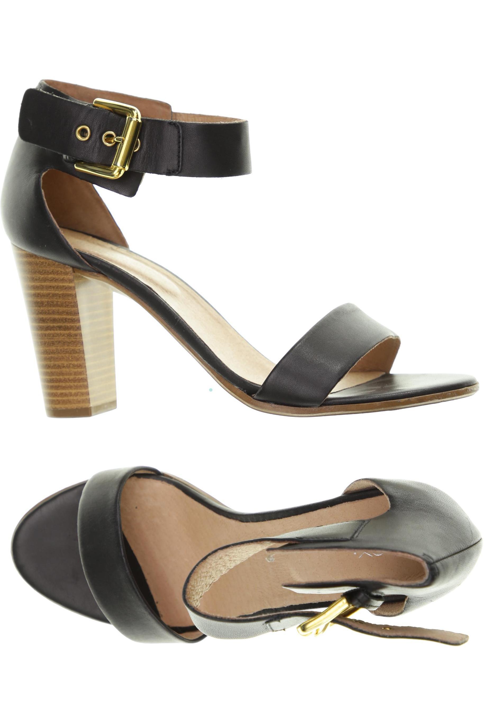 

Cox Damen Sandale, schwarz, Gr. 39