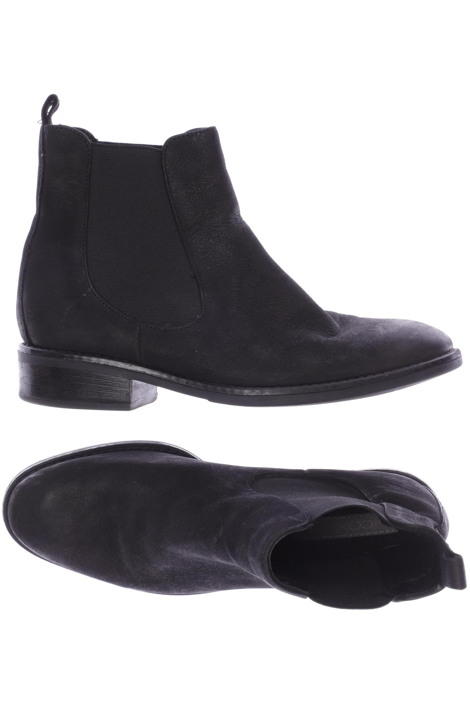 

Cox Damen Stiefelette, schwarz