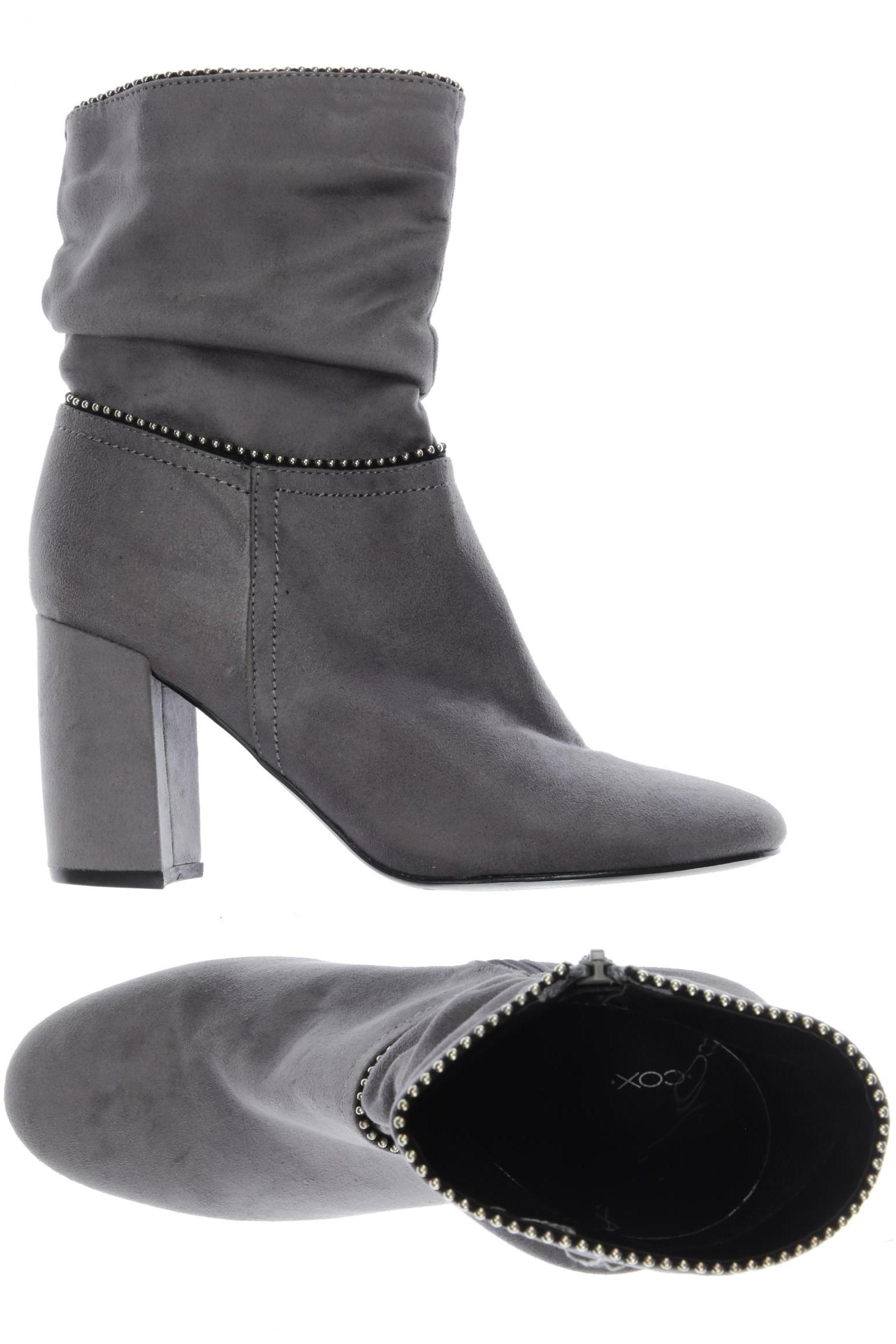 

Cox Damen Stiefelette, grau, Gr. 40