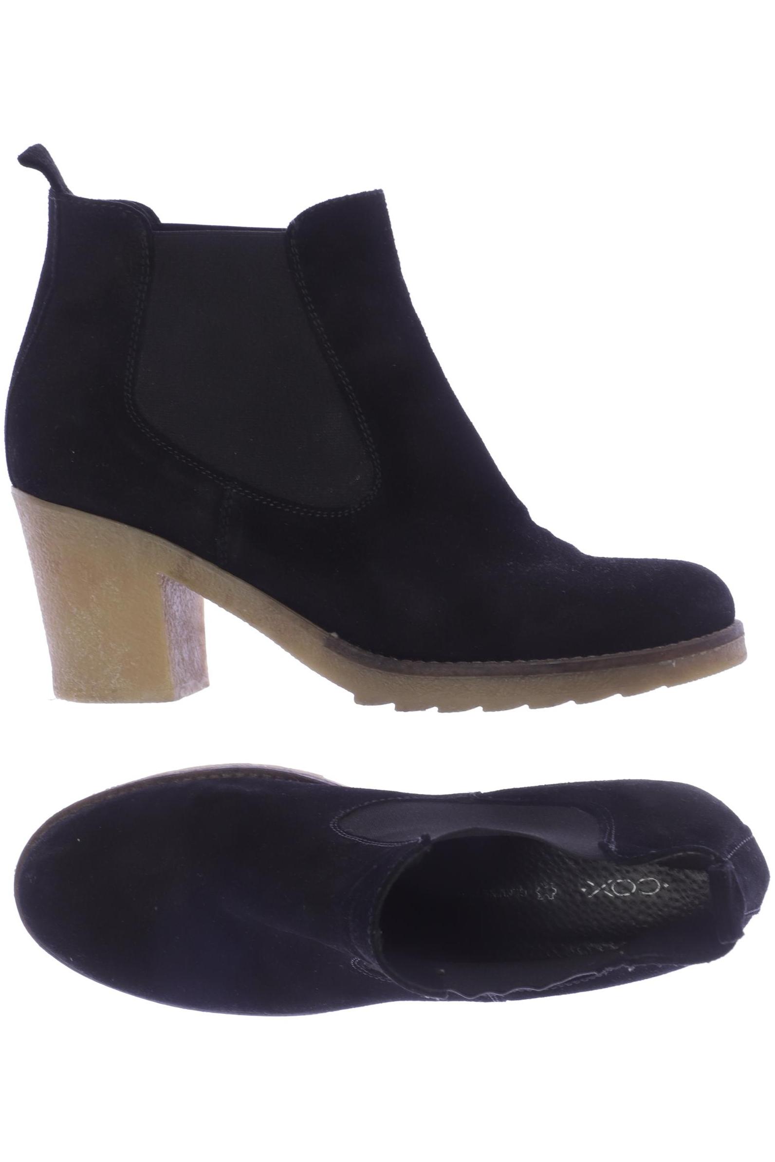 

Cox Damen Stiefelette, schwarz