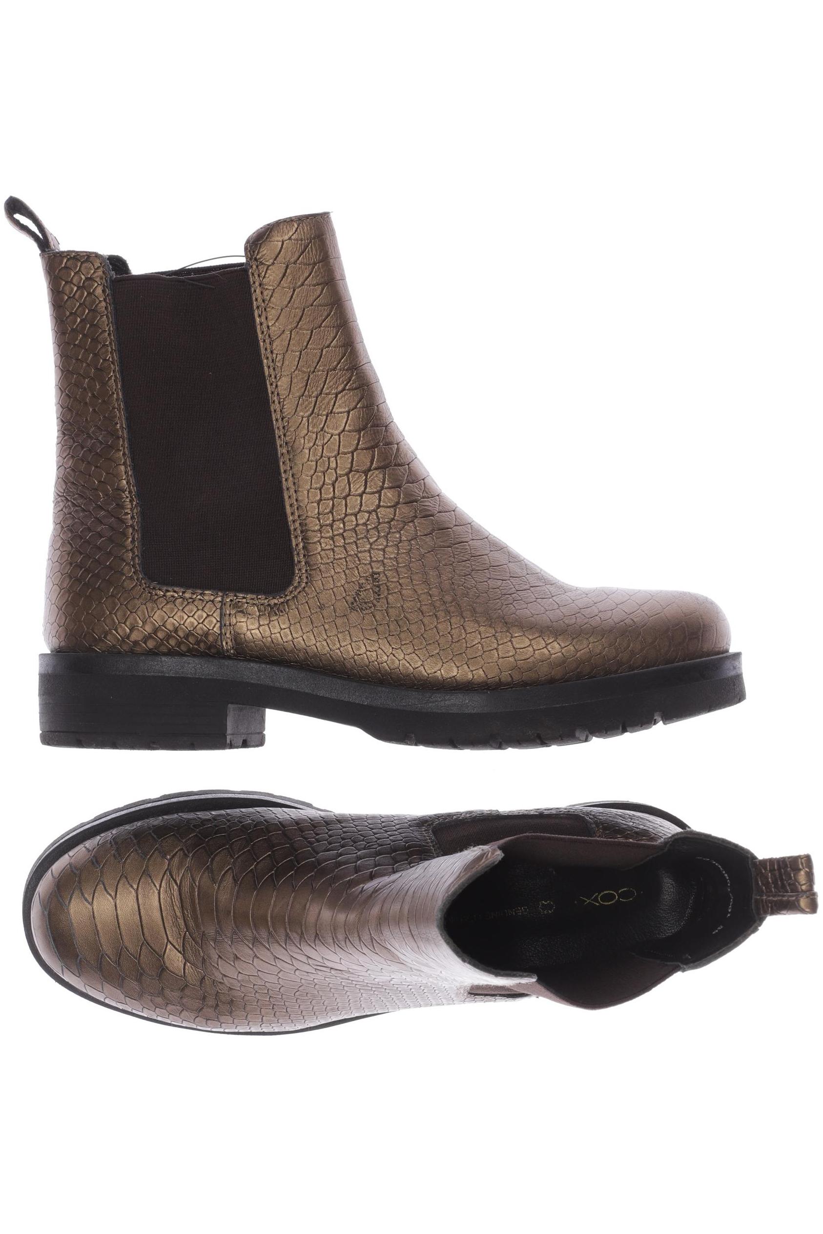 

Cox Damen Stiefelette, gold, Gr. 39