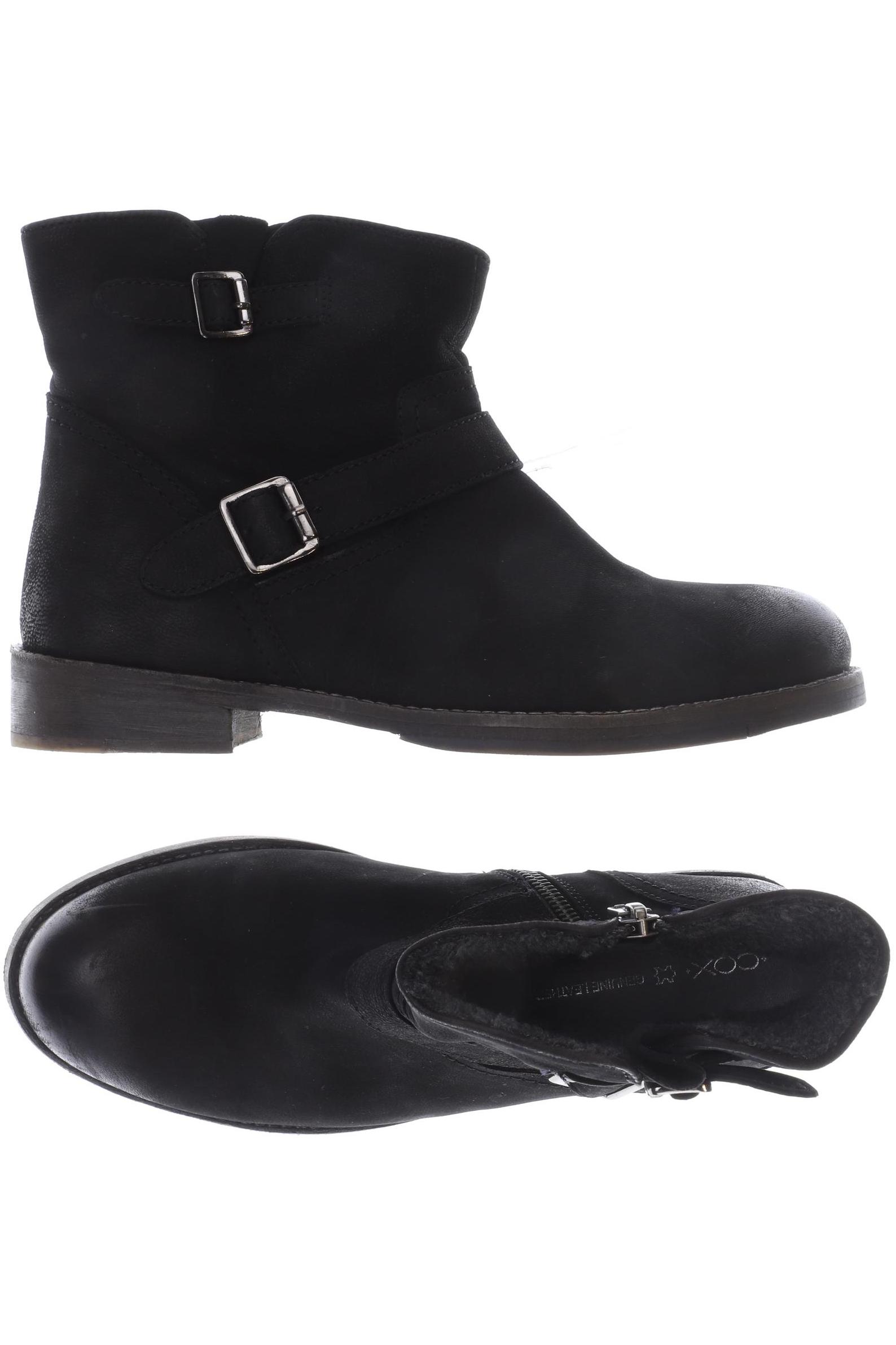 

Cox Damen Stiefelette, schwarz