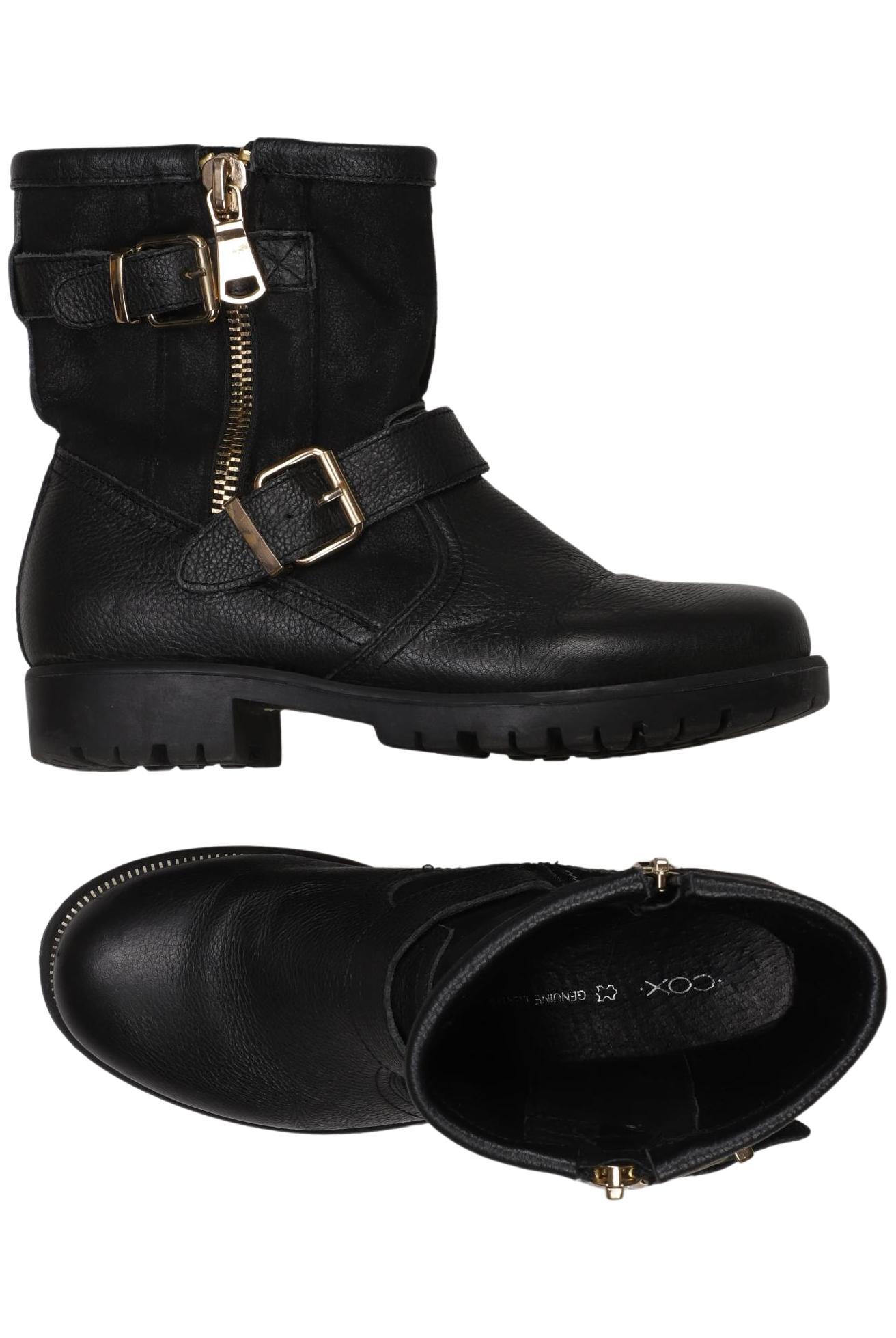 

Cox Damen Stiefelette, schwarz, Gr. 37