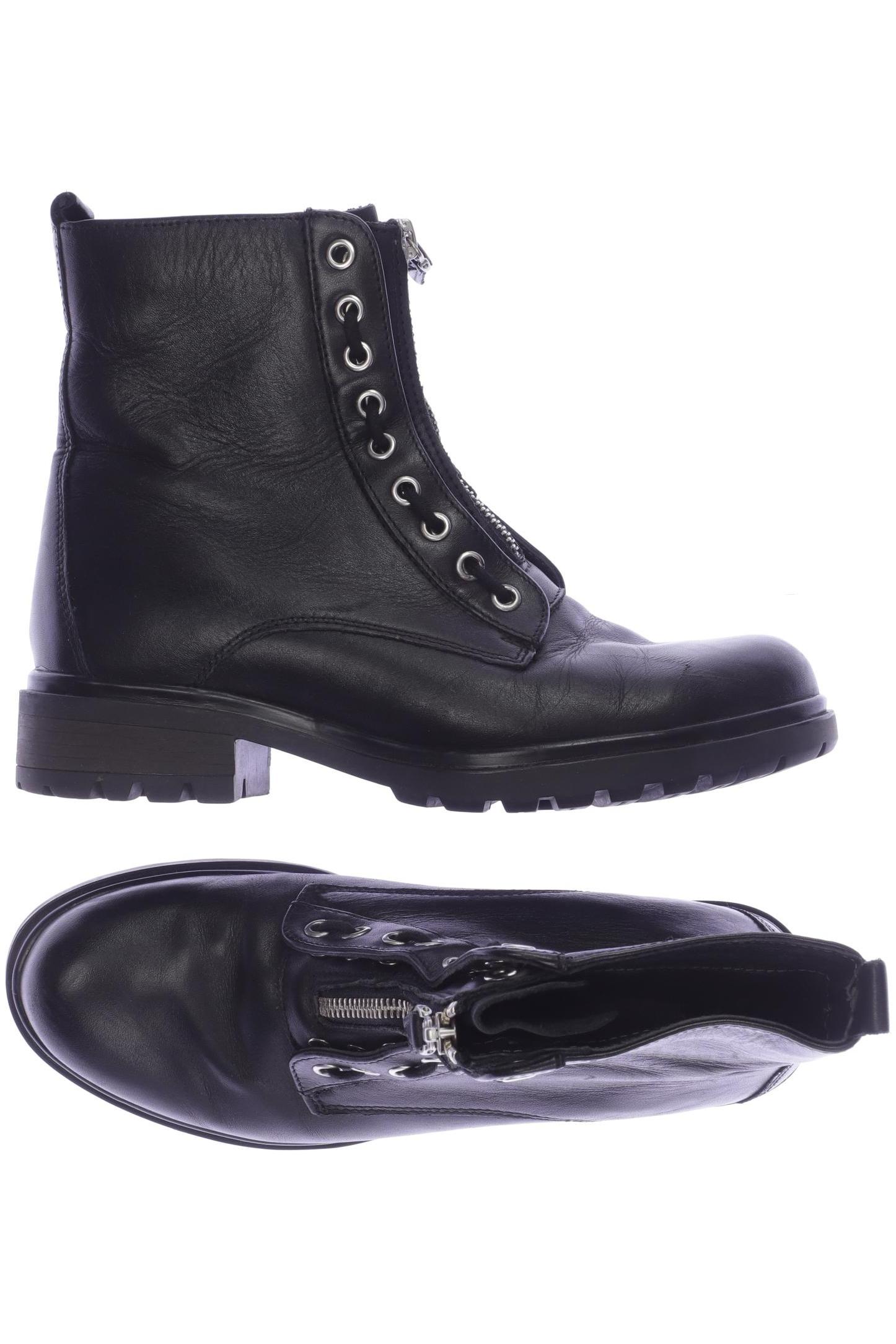 

Cox Damen Stiefelette, schwarz