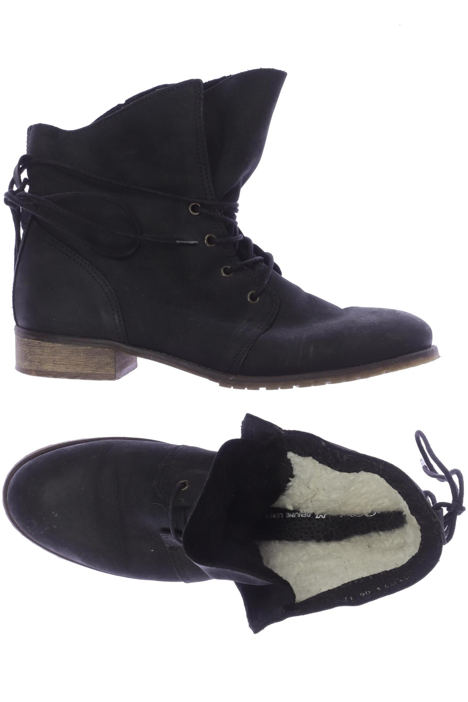 

Cox Damen Stiefelette, schwarz, Gr. 41