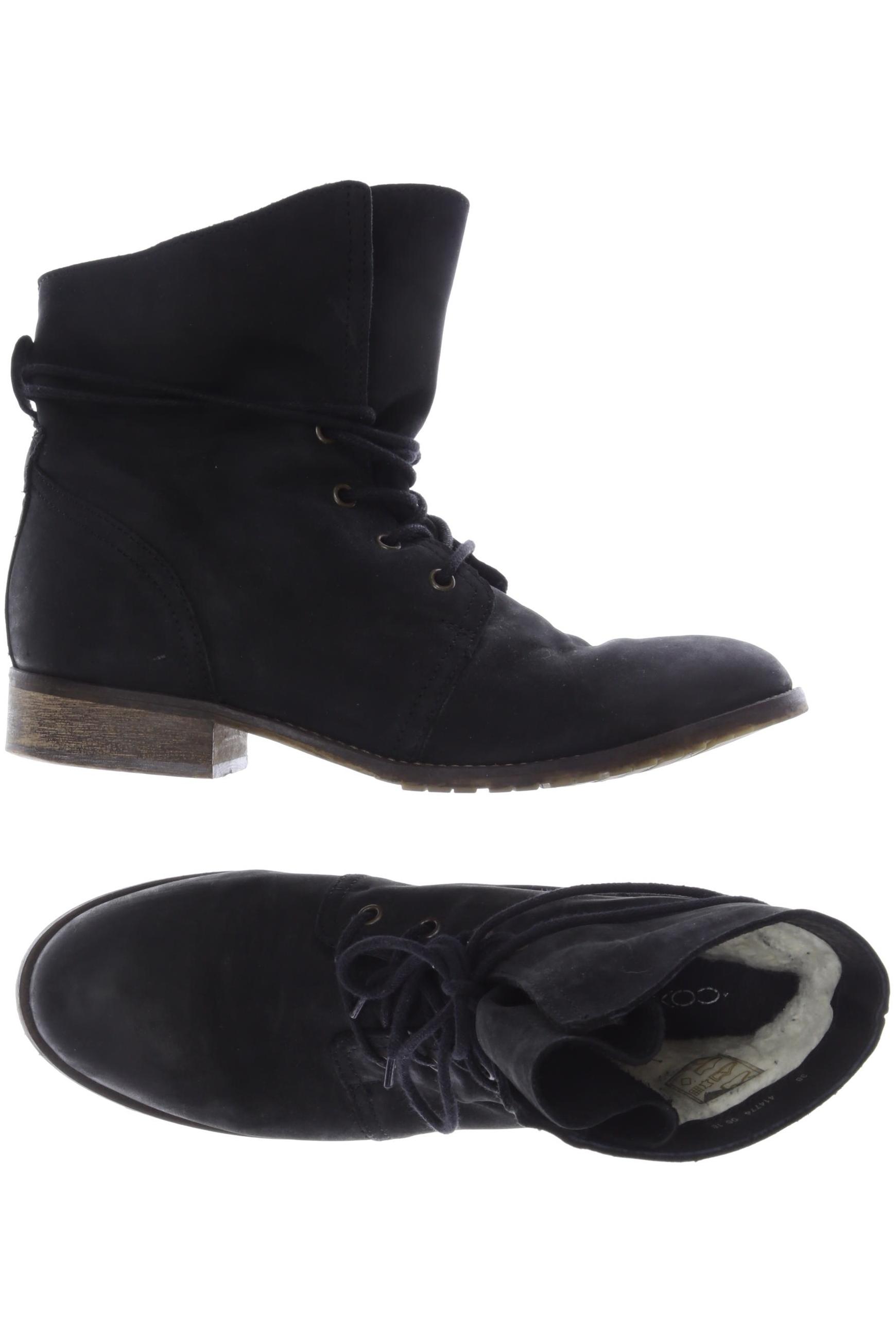 

Cox Damen Stiefelette, schwarz, Gr. 38