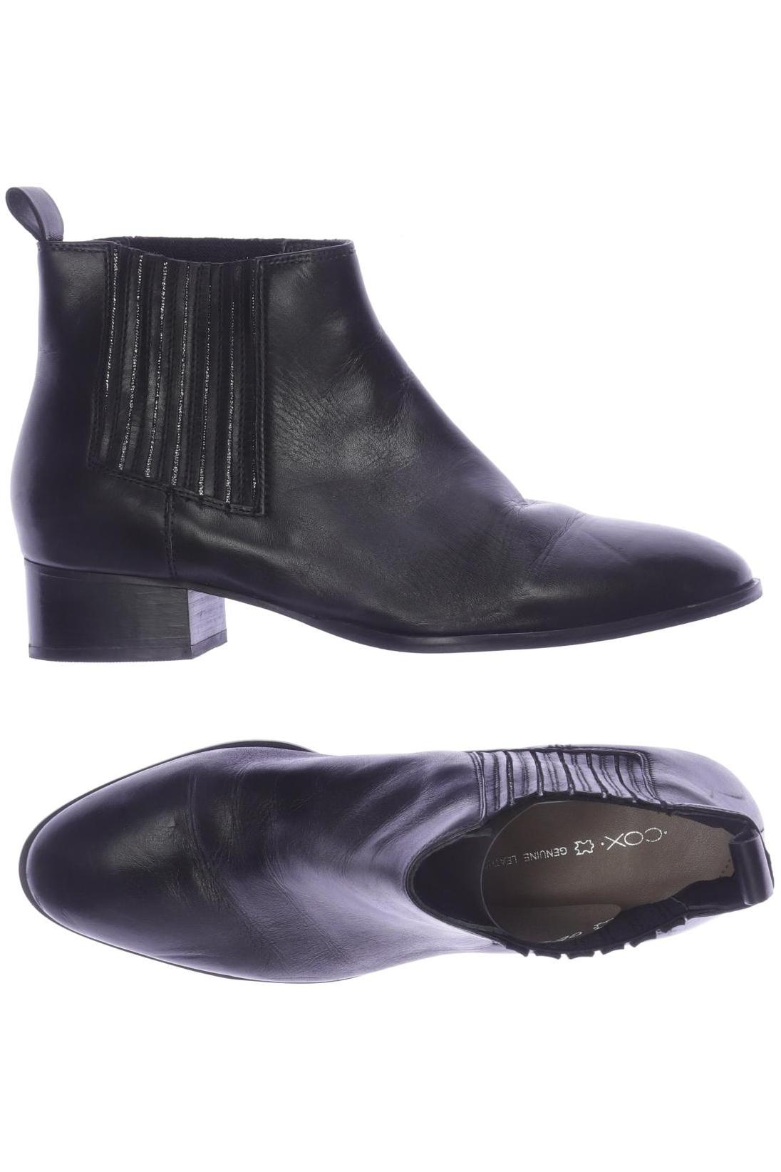 

Cox Damen Stiefelette, schwarz