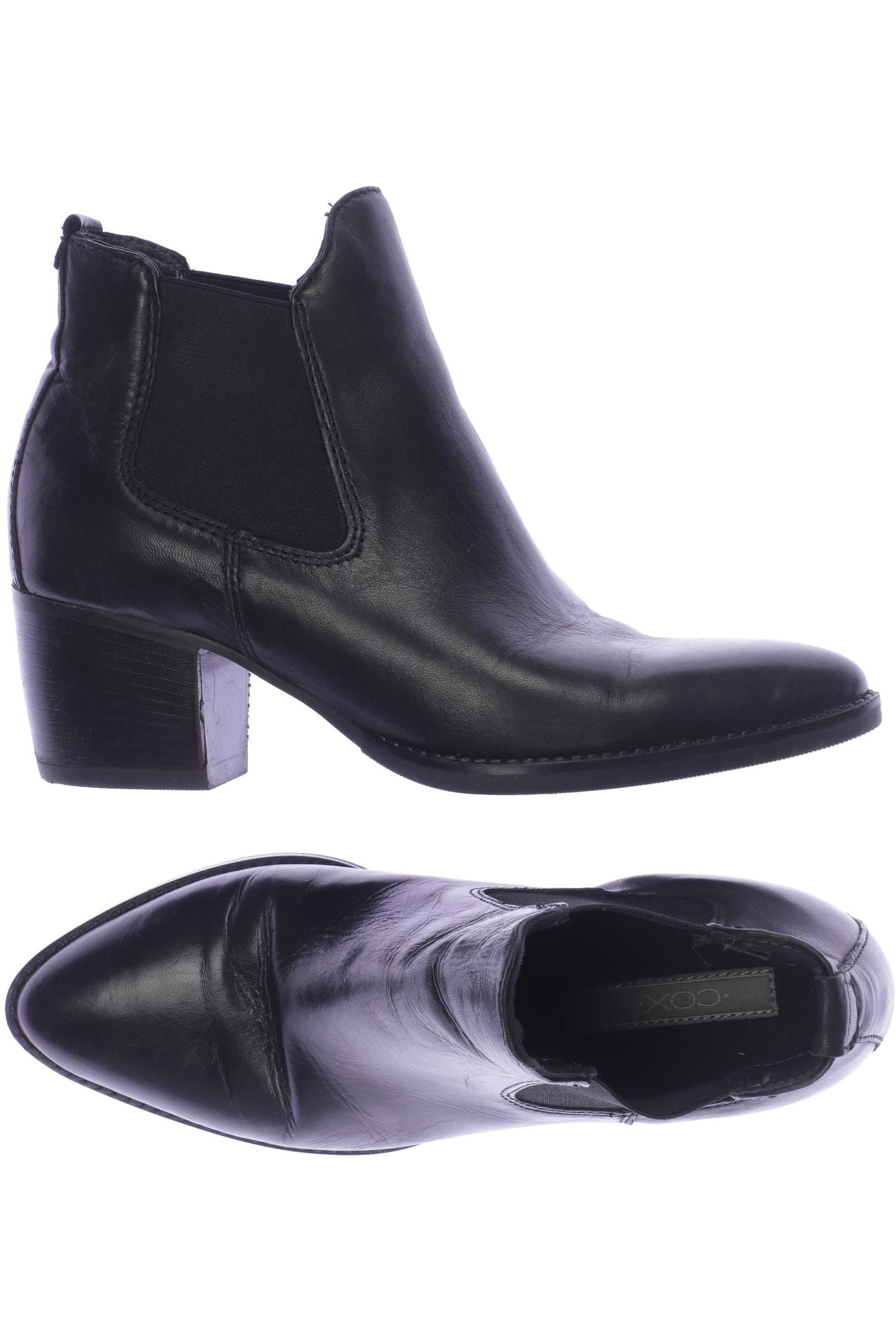 

Cox Damen Stiefelette, schwarz