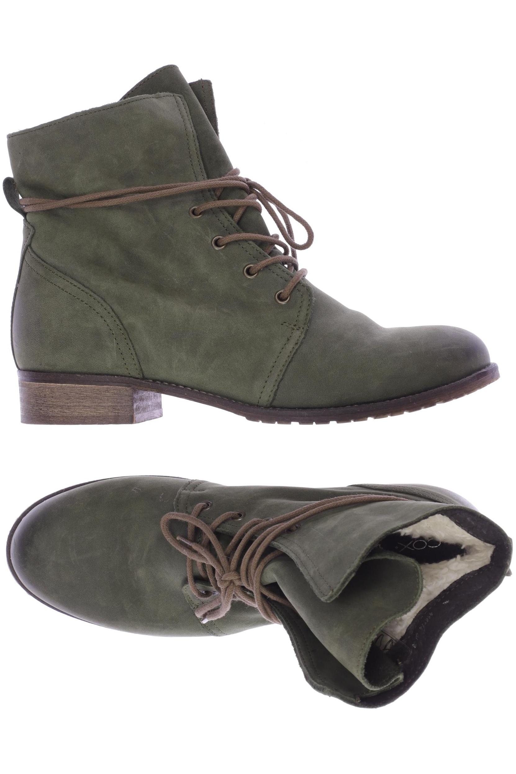 

Cox Damen Stiefelette, grün, Gr. 40