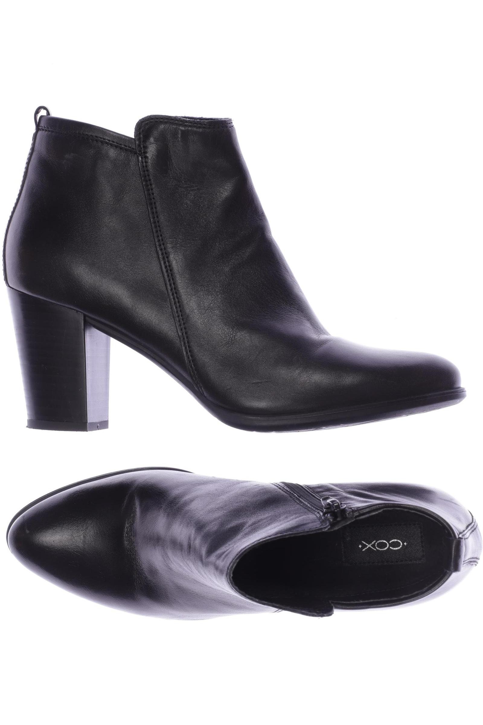 

Cox Damen Stiefelette, schwarz