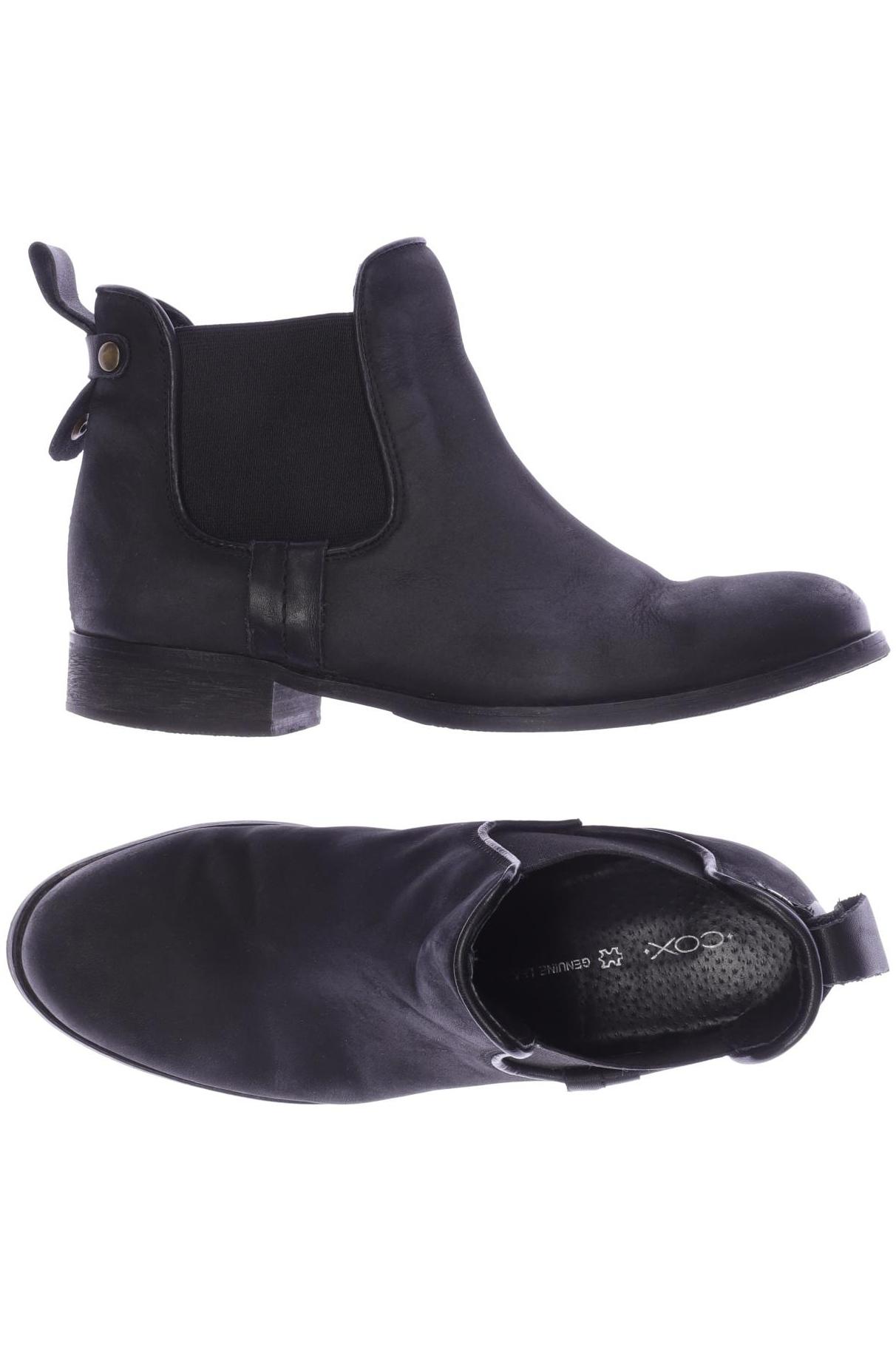 

Cox Damen Stiefelette, schwarz