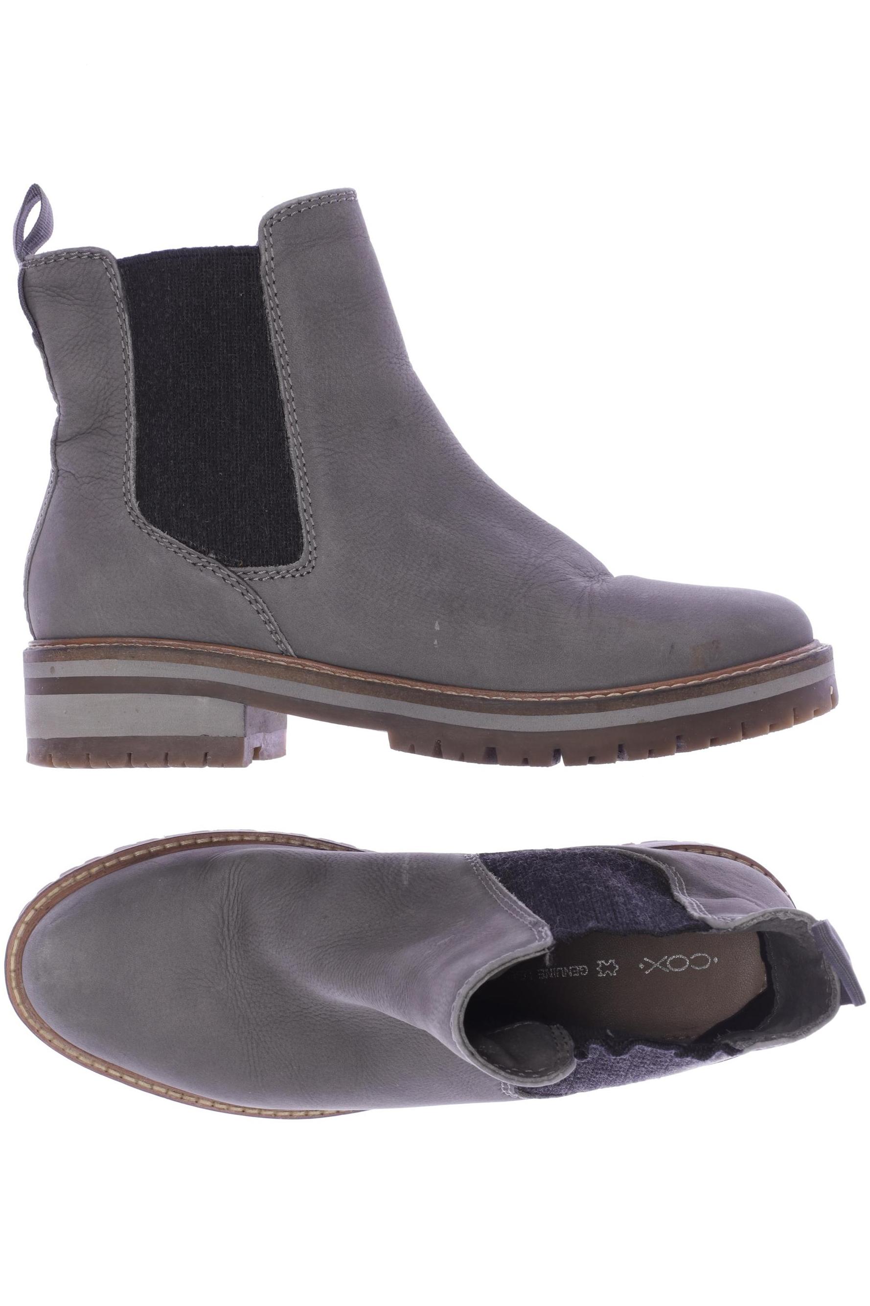 

Cox Damen Stiefelette, grau, Gr. 38