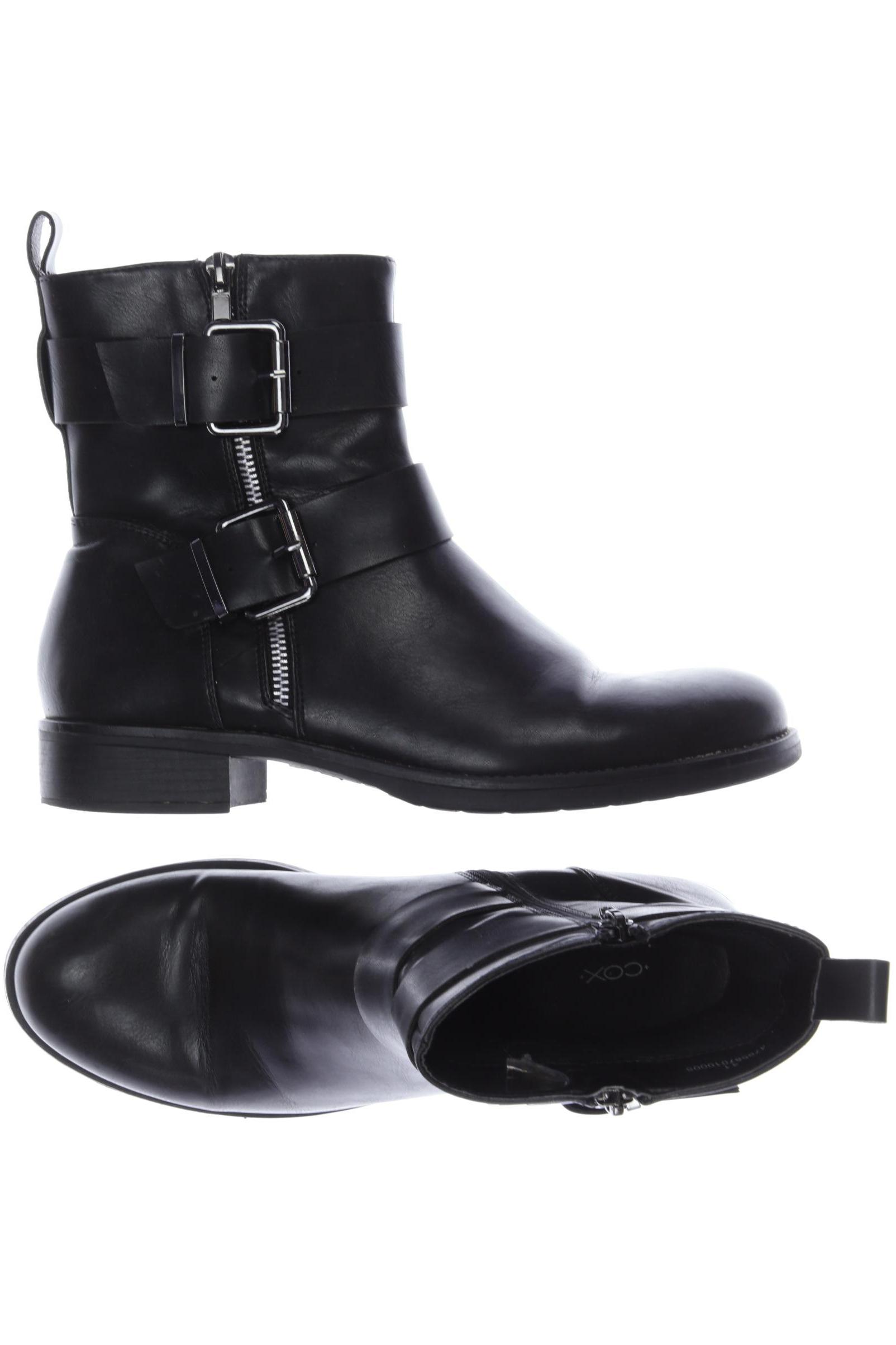 

Cox Damen Stiefelette, schwarz, Gr. 41