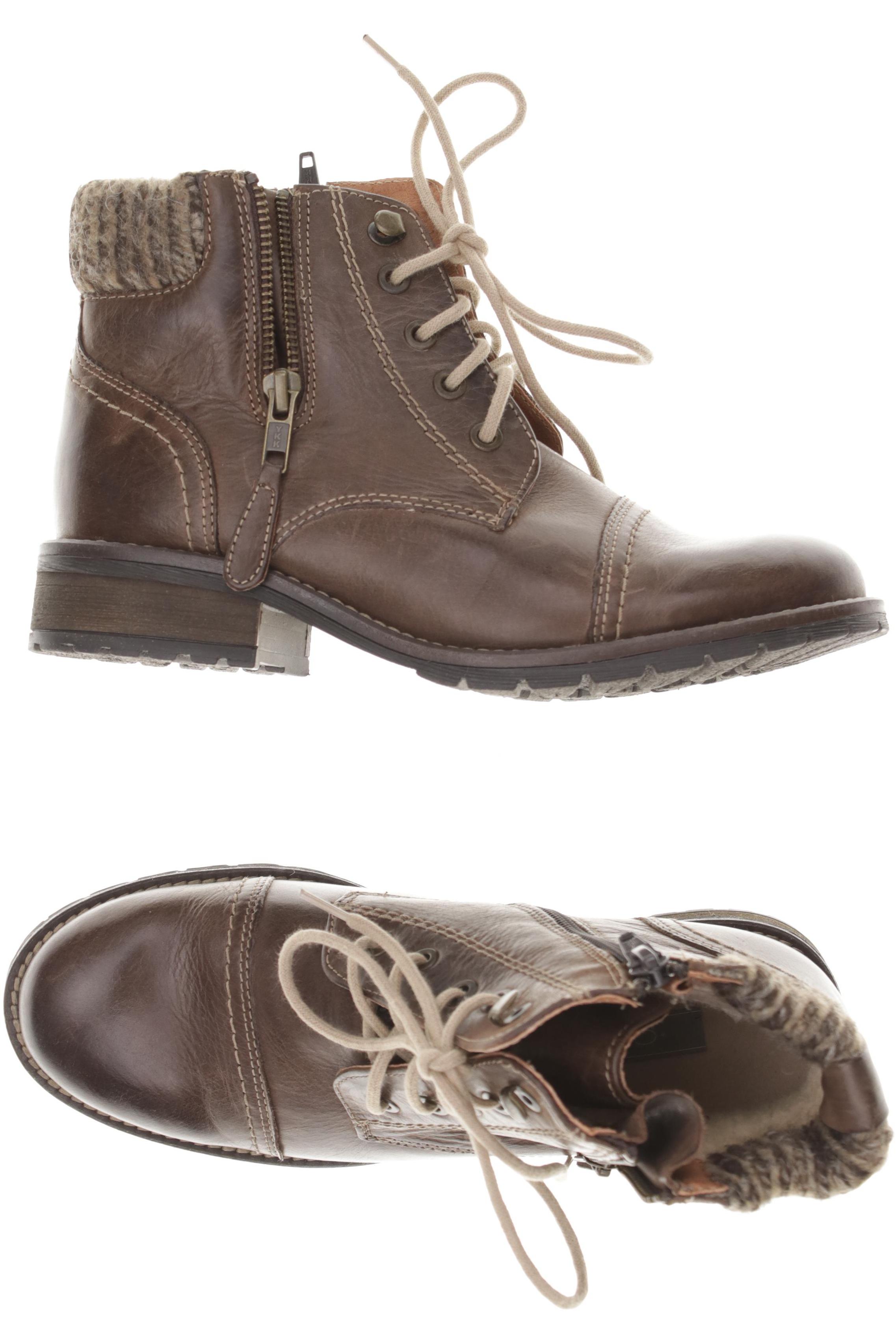 

Cox Damen Stiefelette, braun, Gr. 36