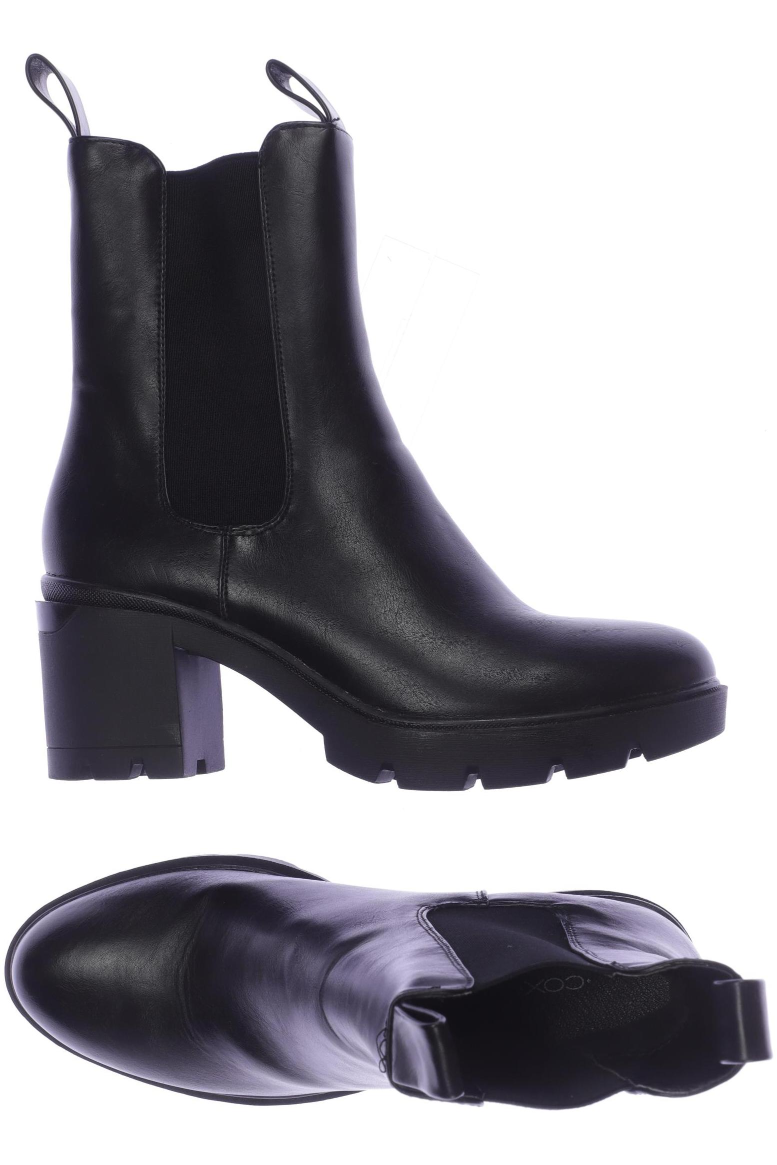

Cox Damen Stiefelette, schwarz, Gr. 38
