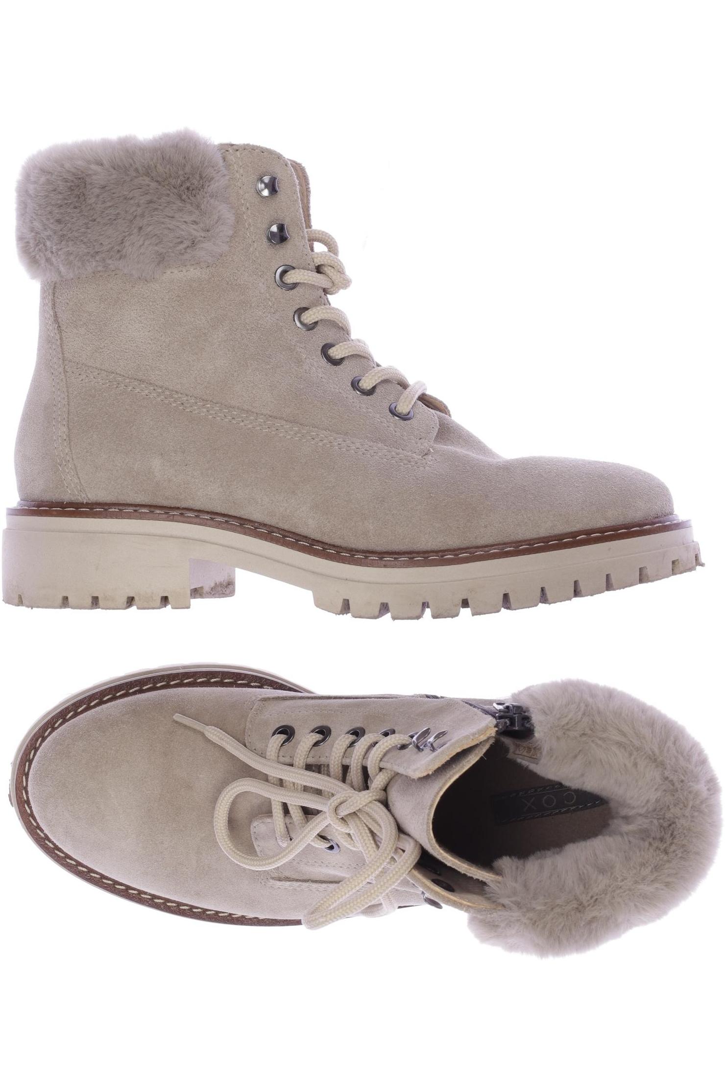 

Cox Damen Stiefelette, beige, Gr. 38