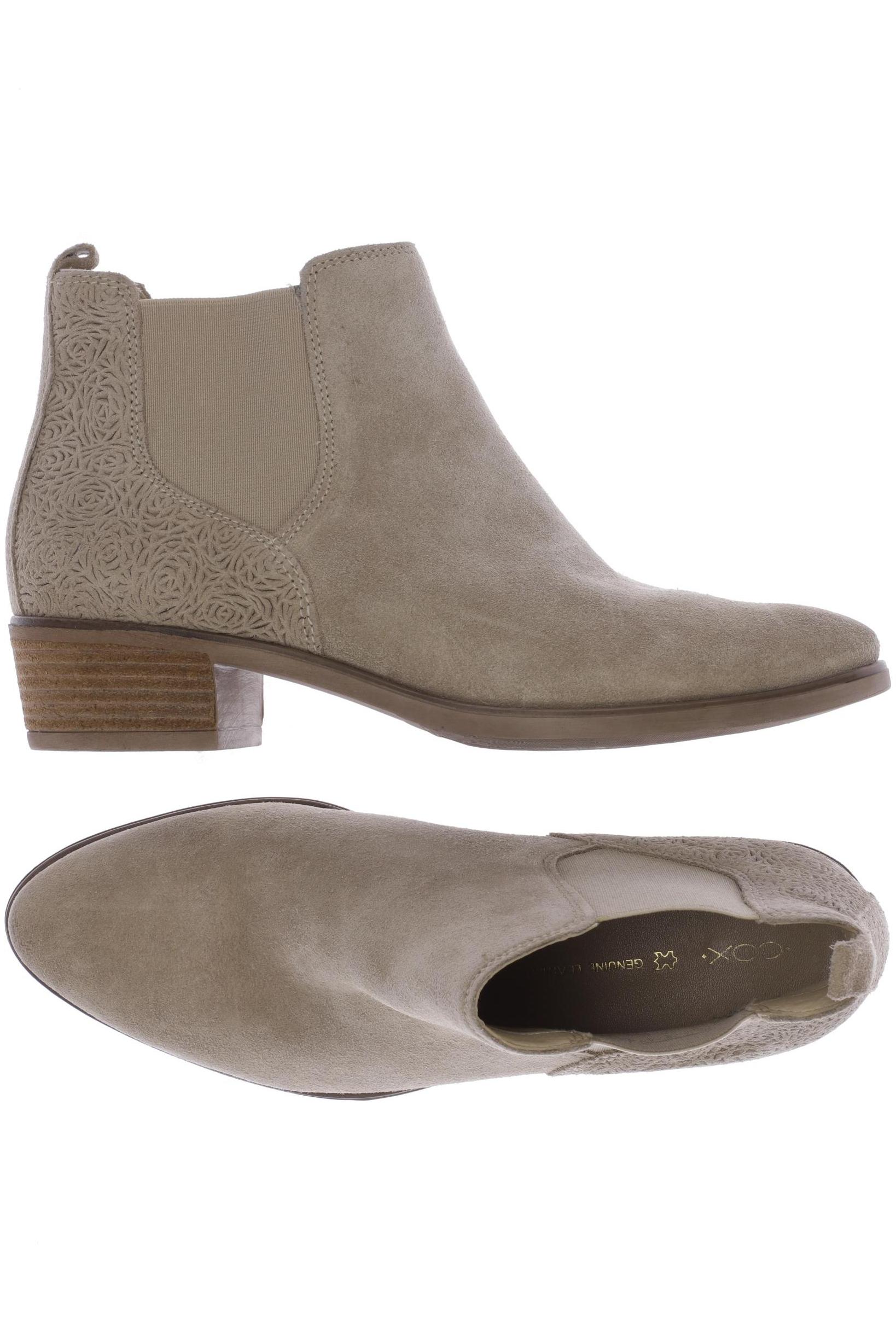 

Cox Damen Stiefelette, beige, Gr. 37