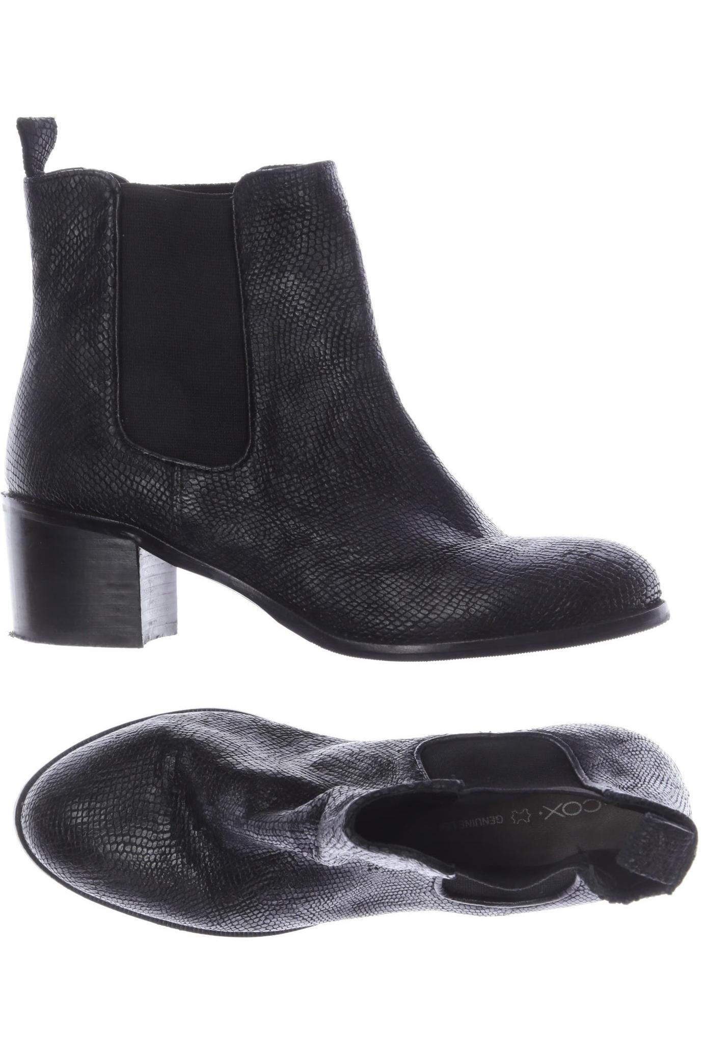 

Cox Damen Stiefelette, schwarz, Gr. 38