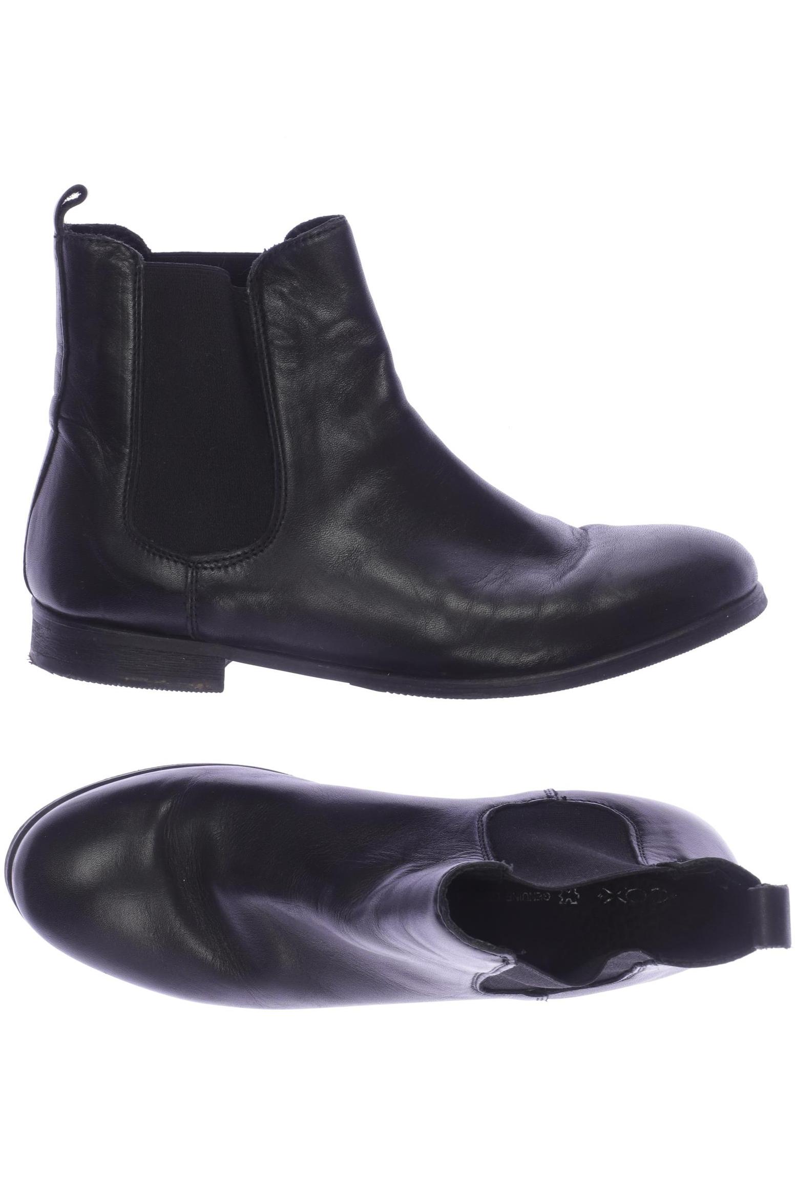 

Cox Damen Stiefelette, schwarz