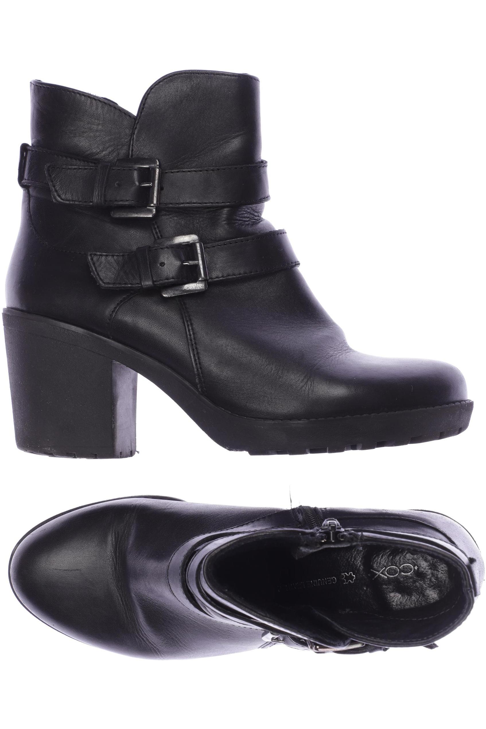 

Cox Damen Stiefelette, schwarz