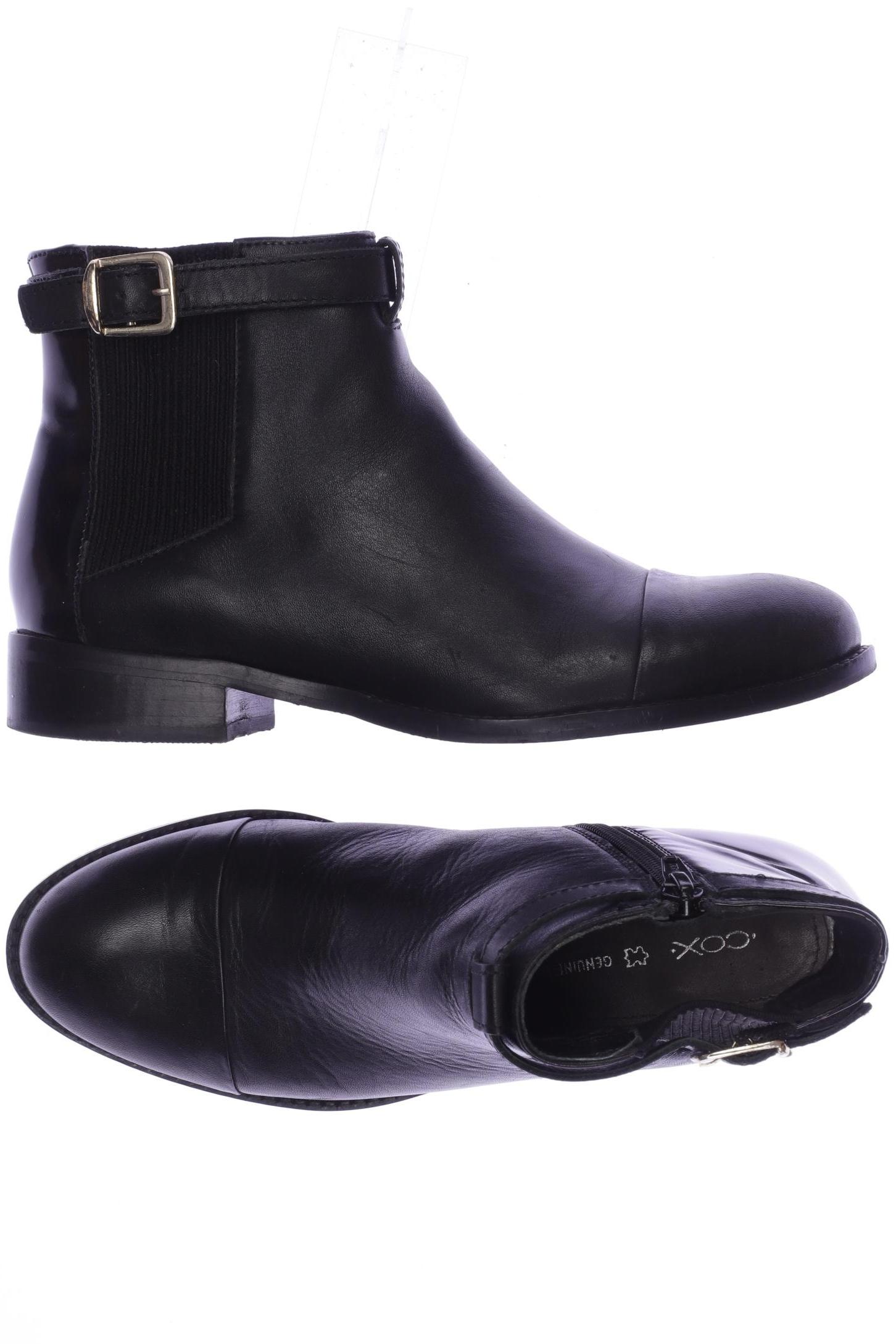 

Cox Damen Stiefelette, schwarz, Gr. 37