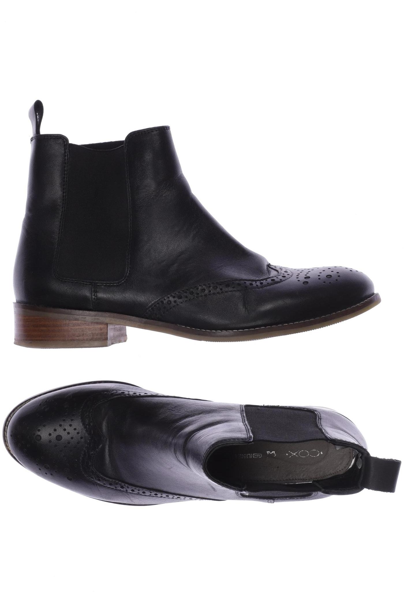 

Cox Damen Stiefelette, schwarz