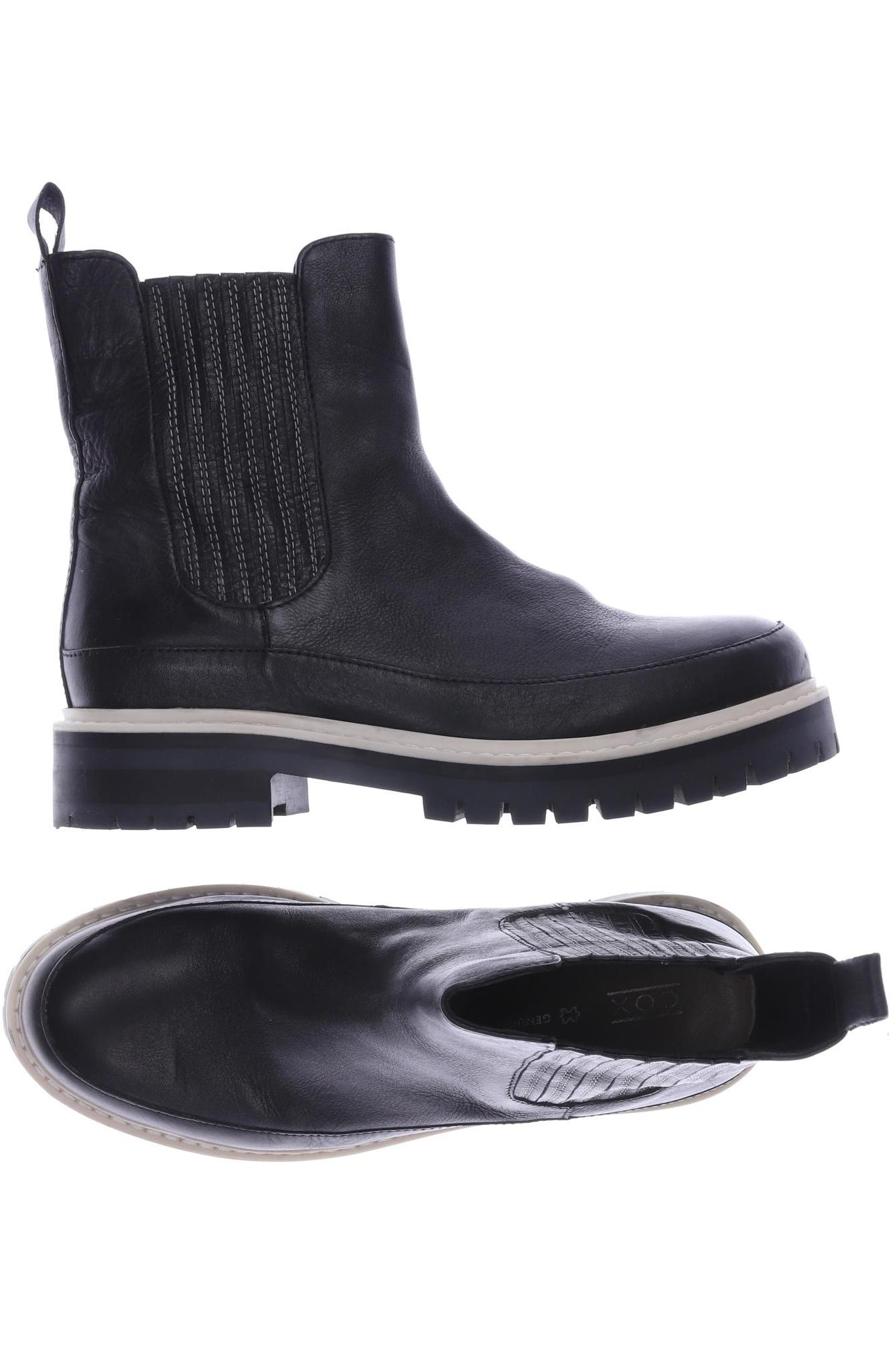 

Cox Damen Stiefelette, schwarz