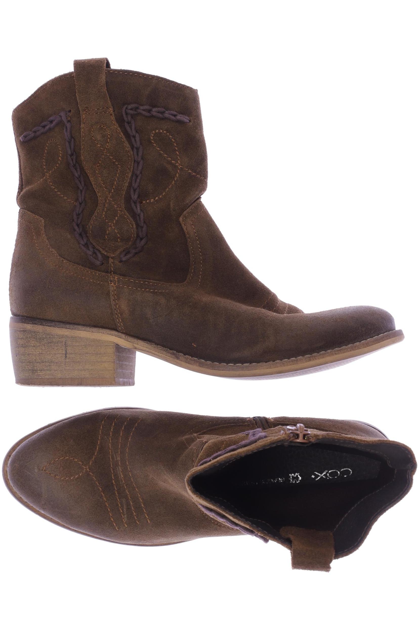 

Cox Damen Stiefelette, braun, Gr. 38