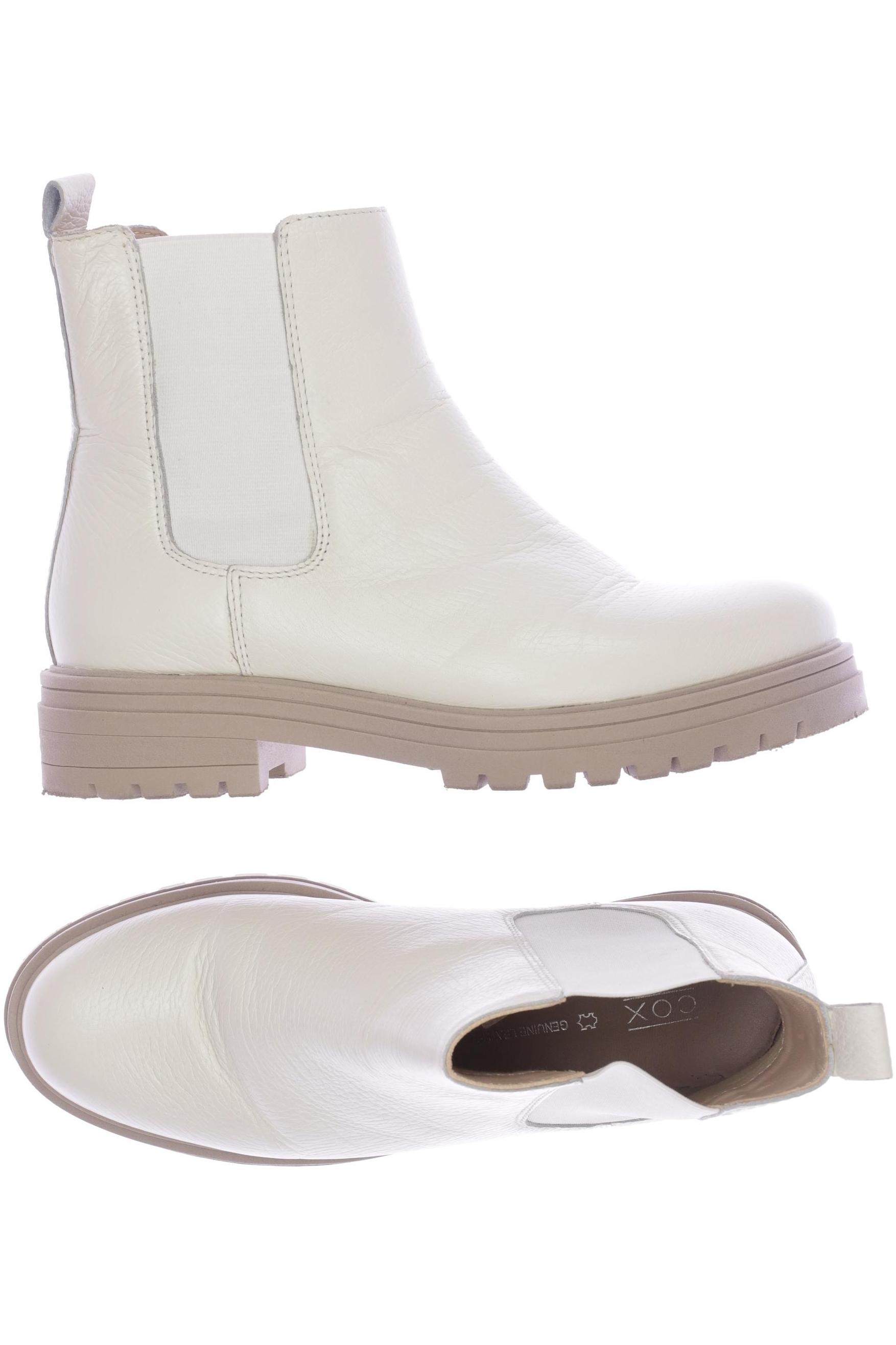 

Cox Damen Stiefelette, cremeweiß, Gr. 40