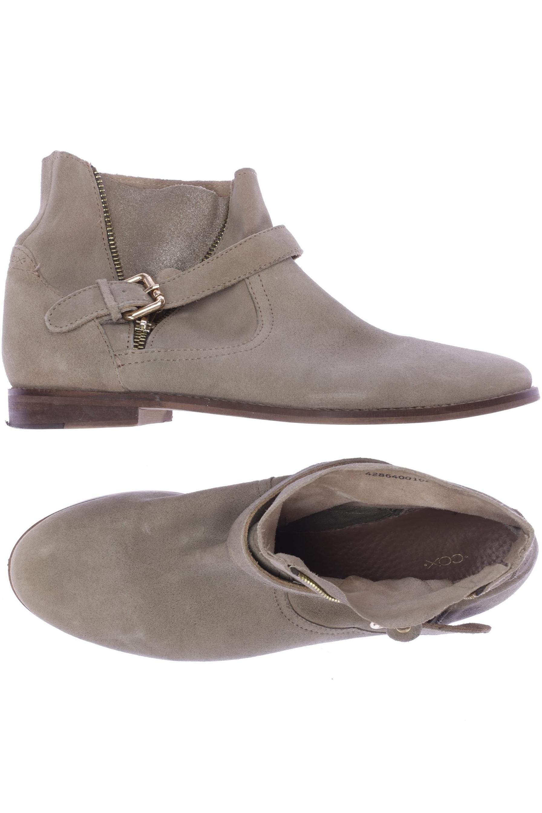 

Cox Damen Stiefelette, beige, Gr. 40