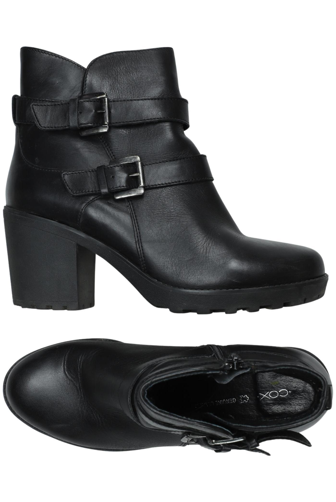 

Cox Damen Stiefelette, schwarz, Gr. 39