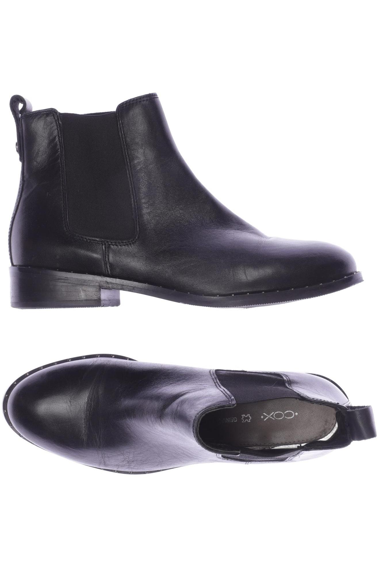 

Cox Damen Stiefelette, schwarz