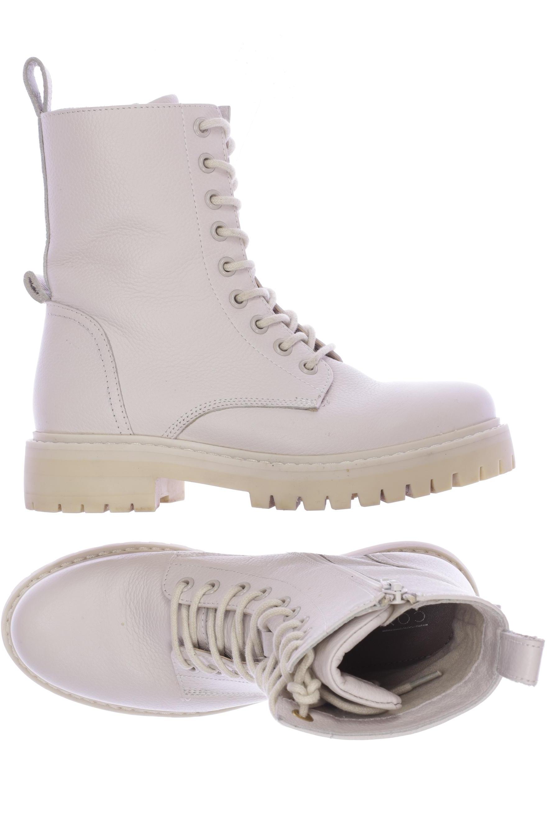 

Cox Damen Stiefelette, cremeweiß, Gr. 36
