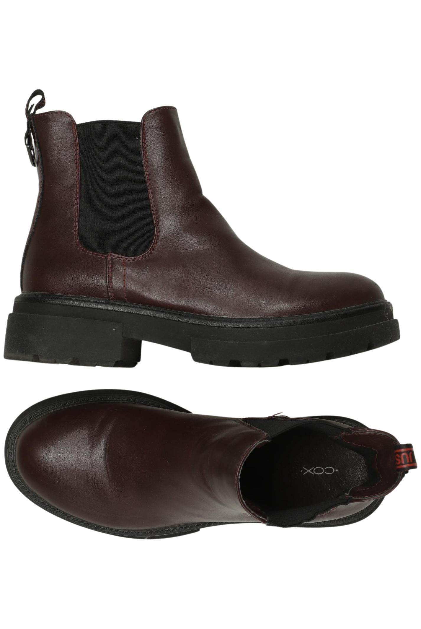 

Cox Damen Stiefelette, bordeaux, Gr. 38