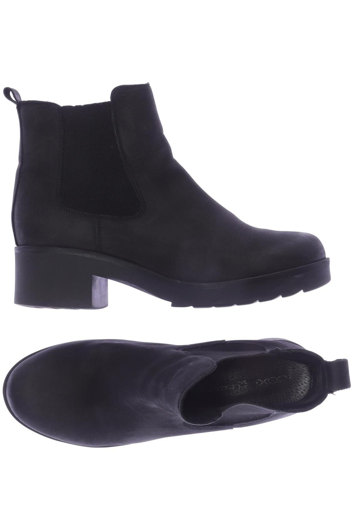 

Cox Damen Stiefelette, schwarz