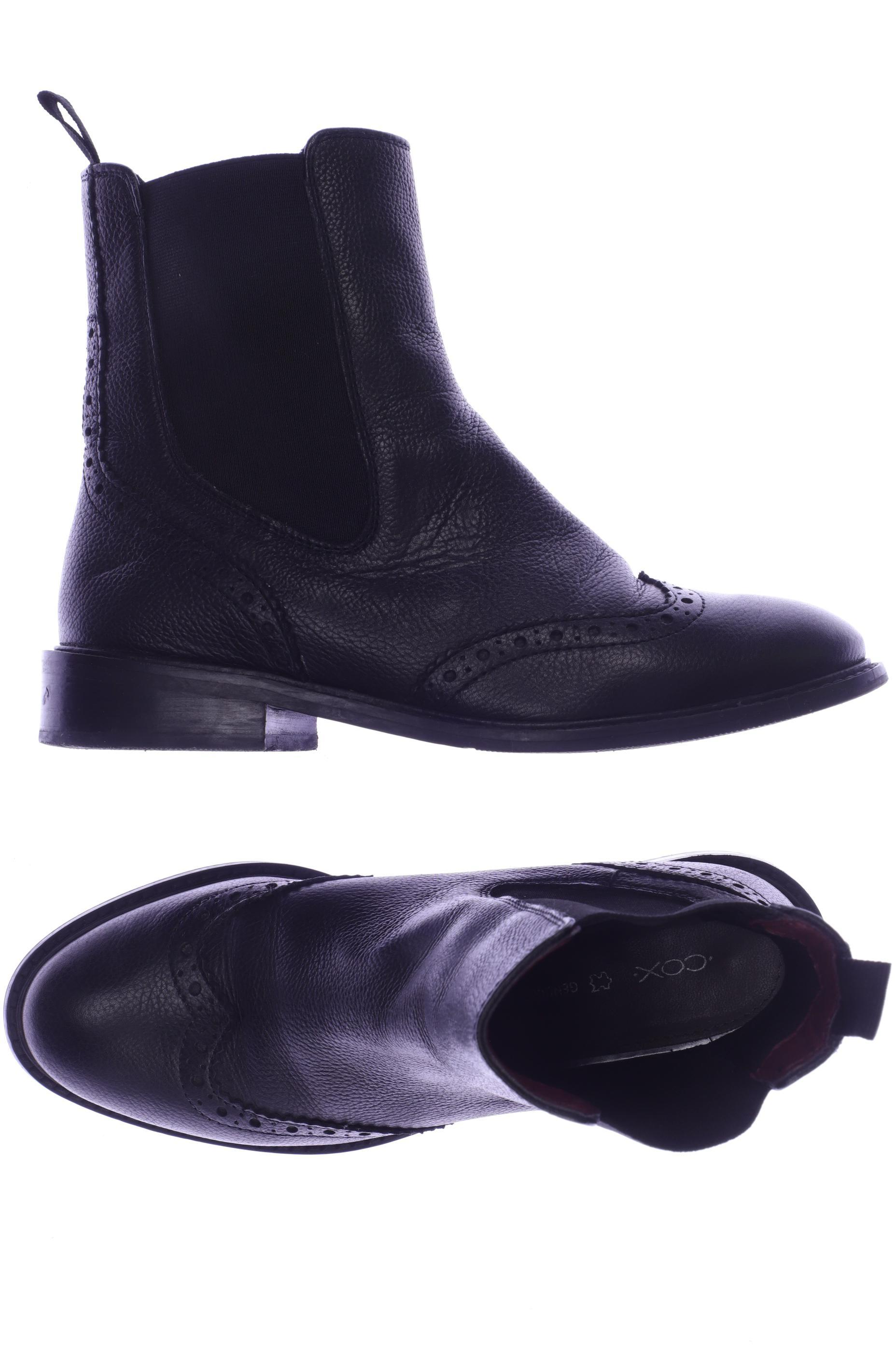 

Cox Damen Stiefelette, schwarz