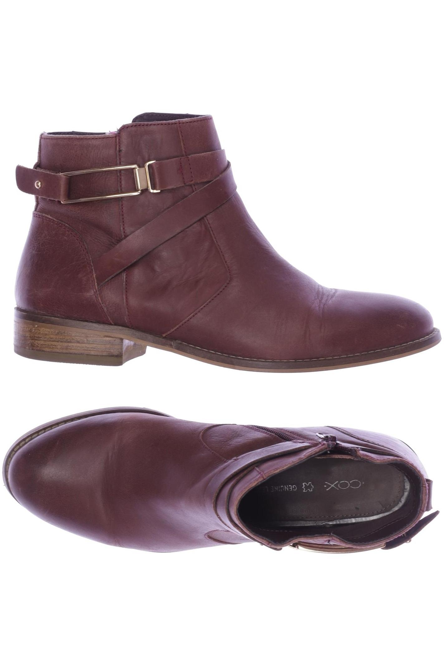 

Cox Damen Stiefelette, bordeaux, Gr. 39