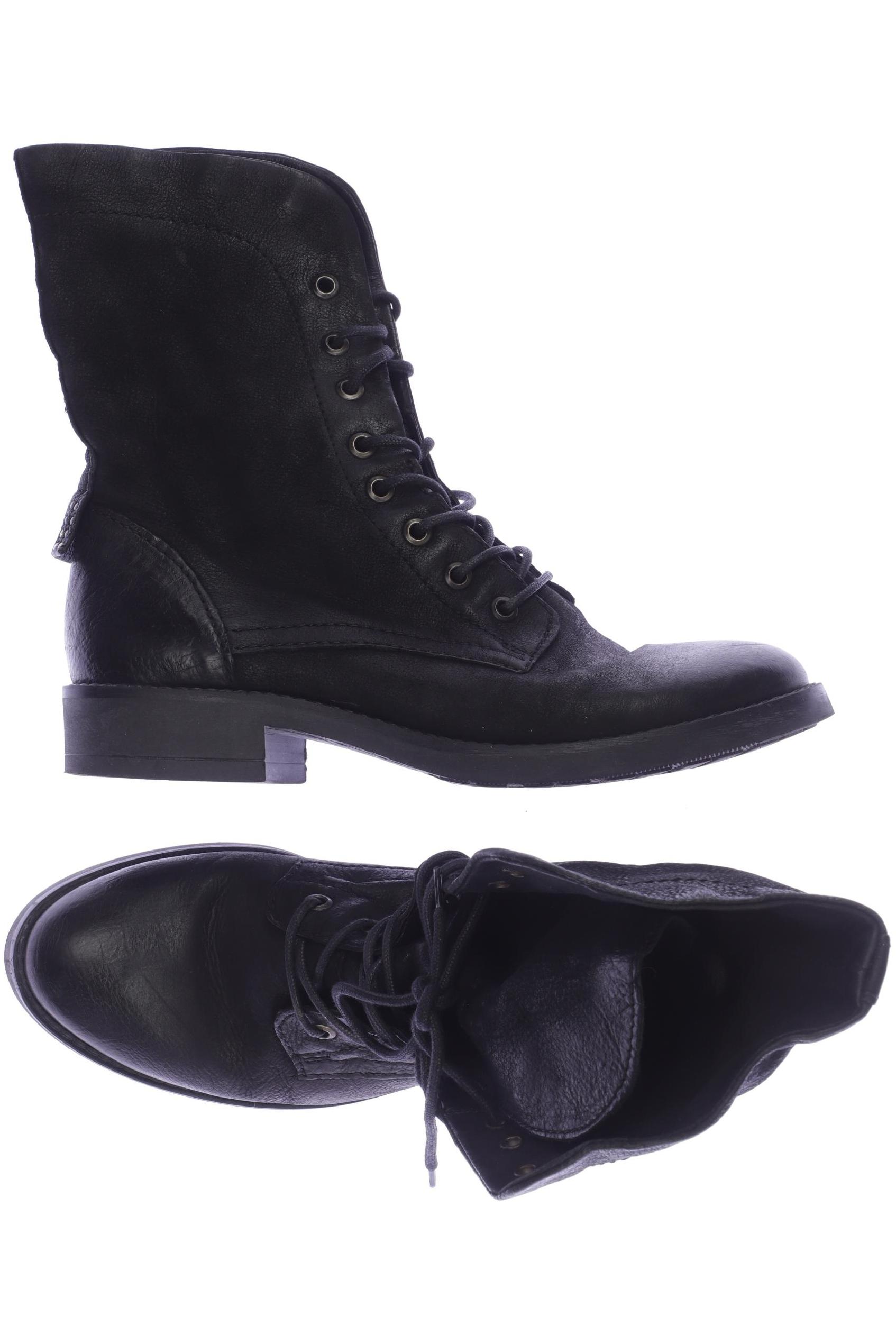 

Cox Damen Stiefelette, schwarz