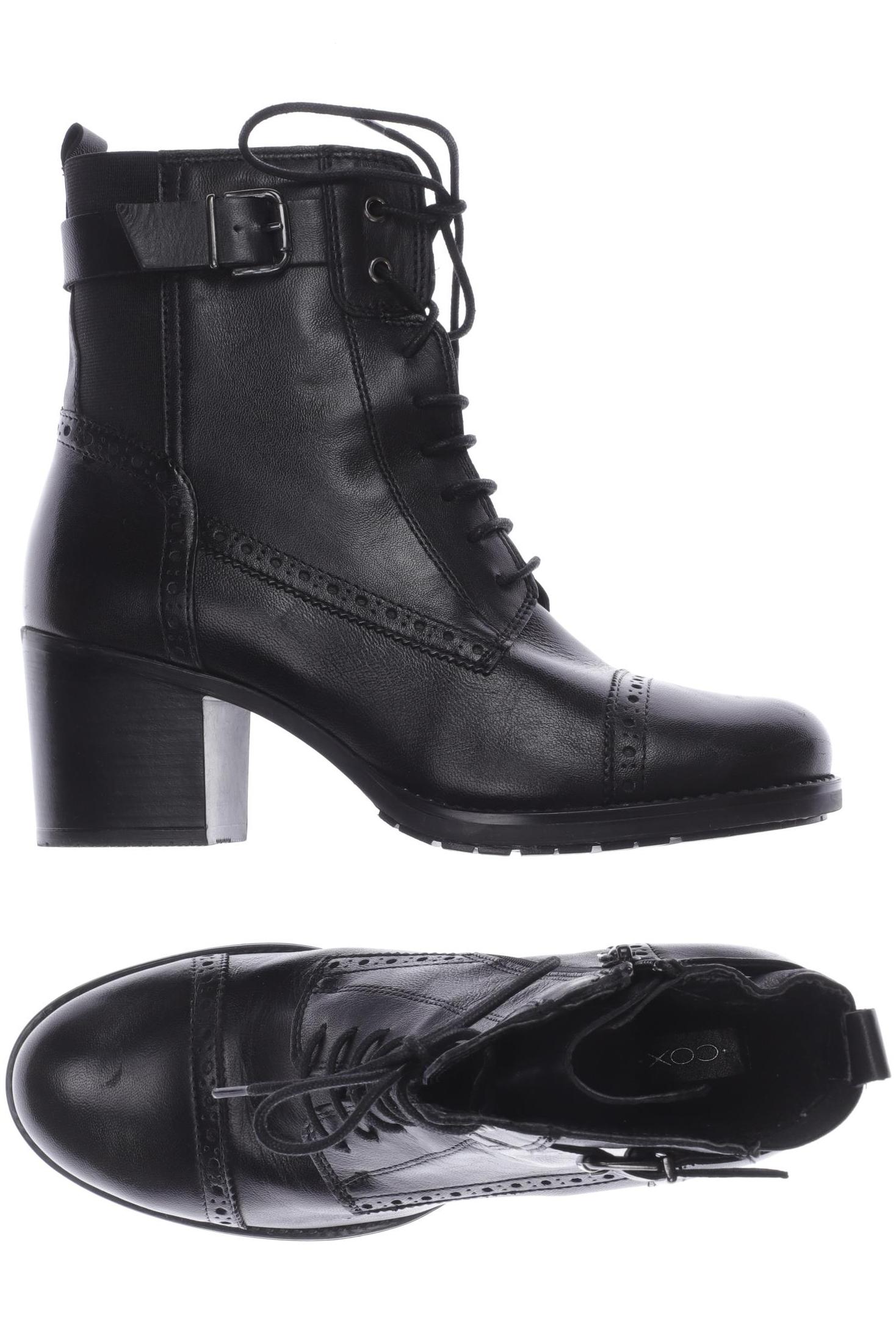 

Cox Damen Stiefelette, schwarz, Gr. 39