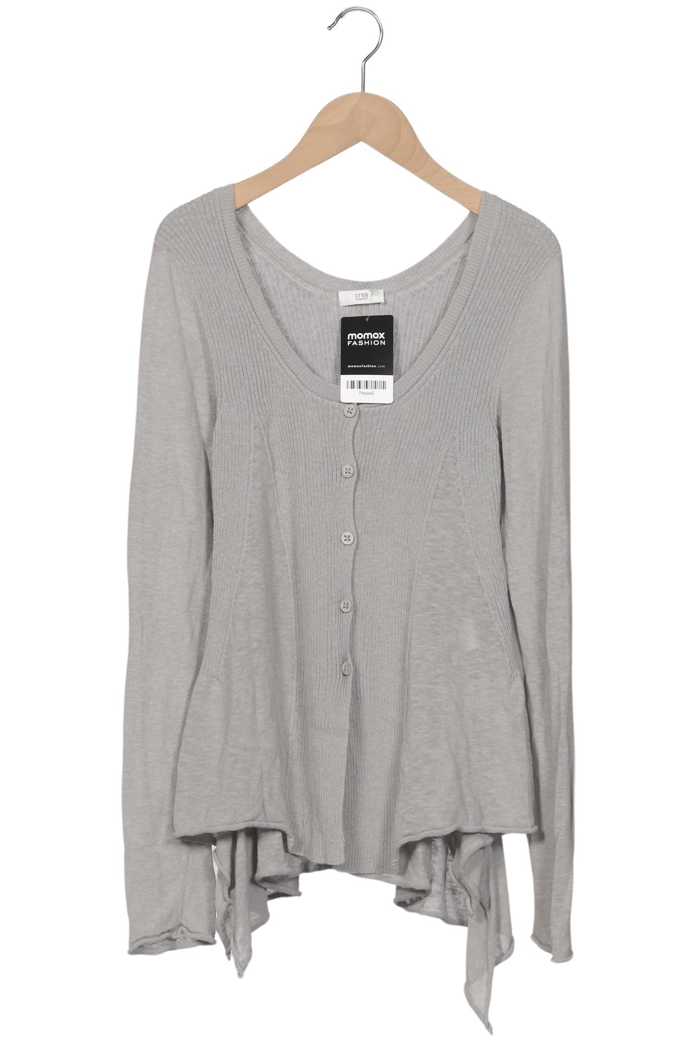 

crea concept Damen Strickjacke, grau, Gr. 40