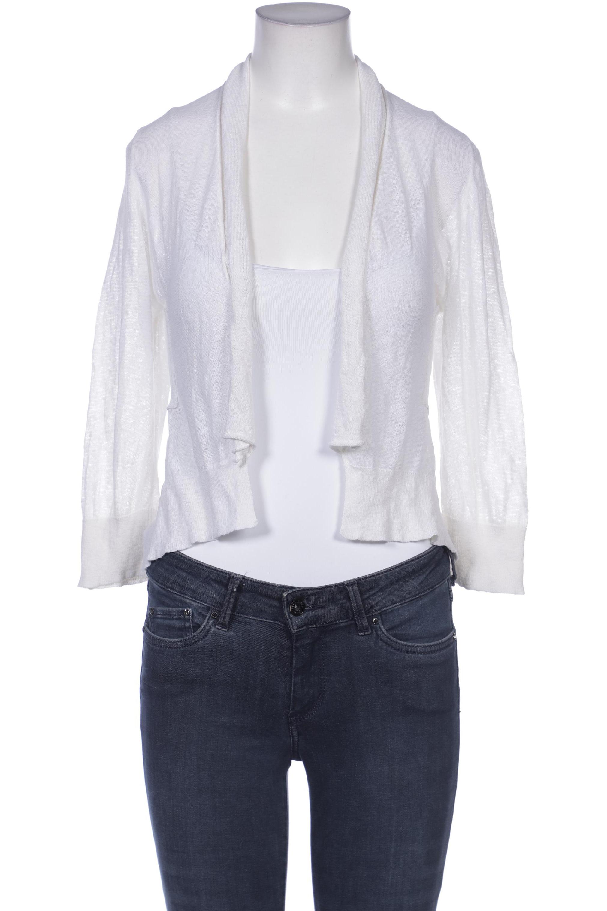 

crea concept Damen Strickjacke, weiß, Gr. 36
