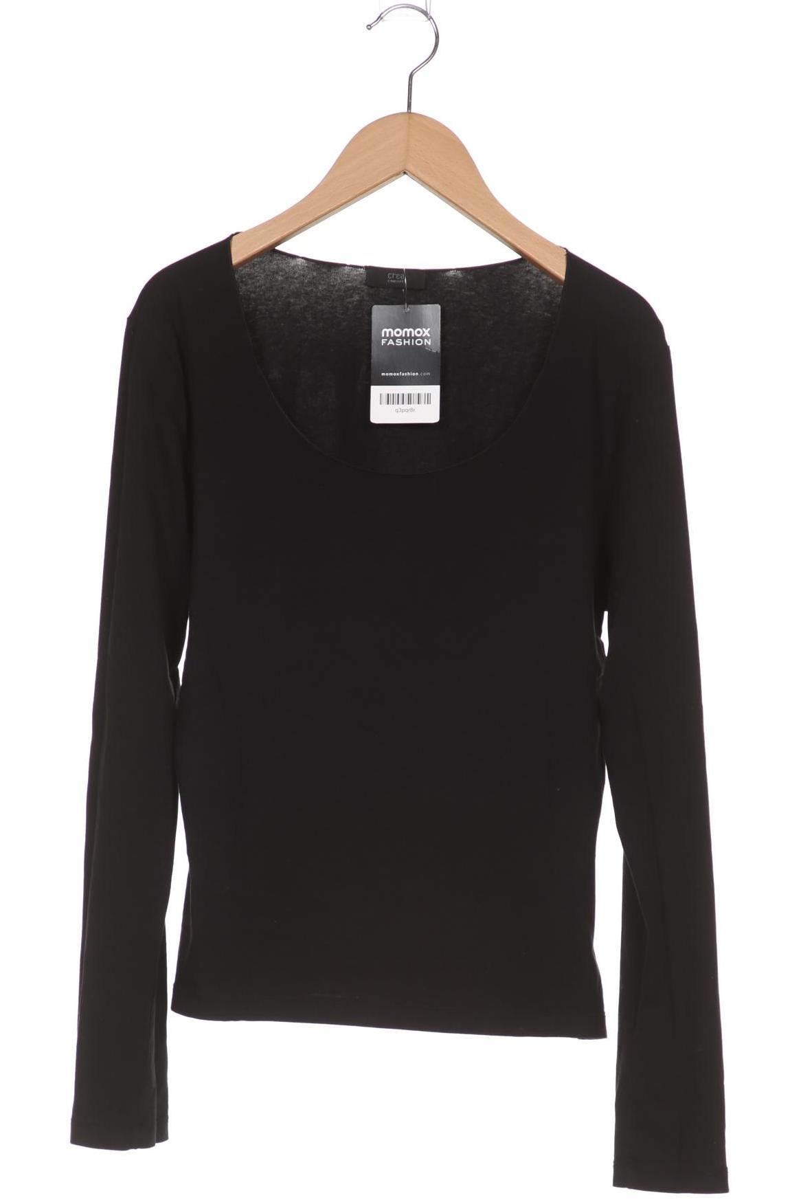 

crea concept Damen Langarmshirt, schwarz, Gr. 44