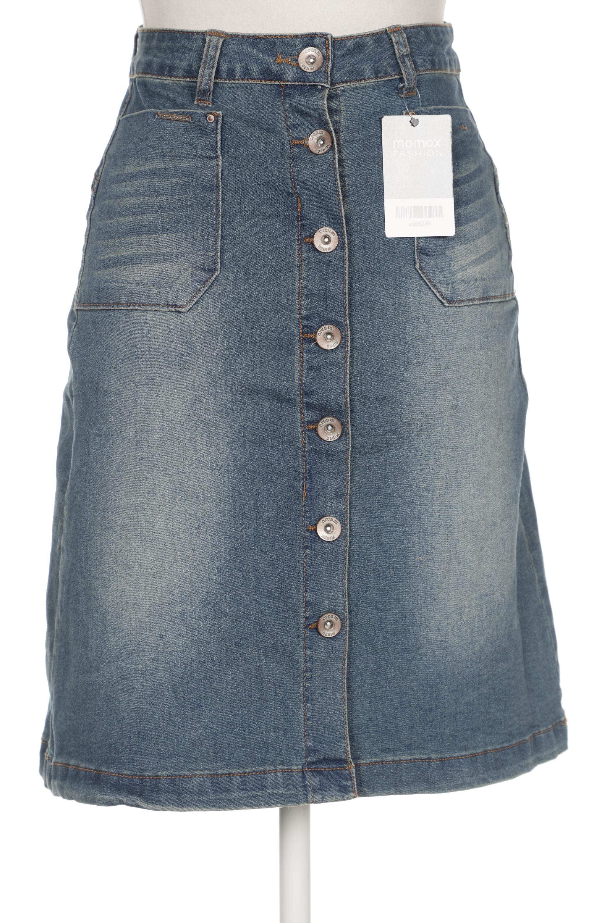 

Cream Damen Rock, blau, Gr. 34