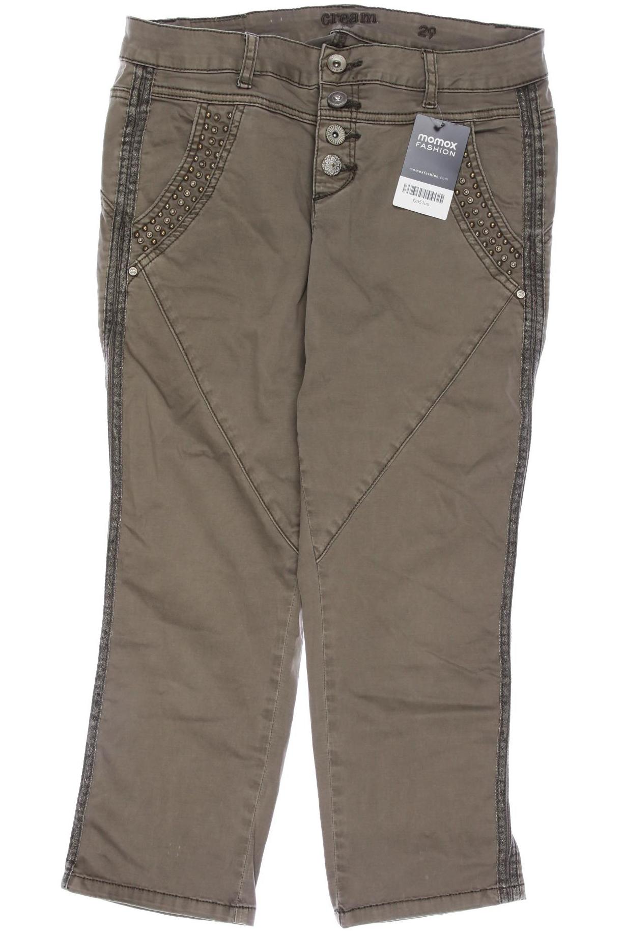 

Cream Damen Stoffhose, grün