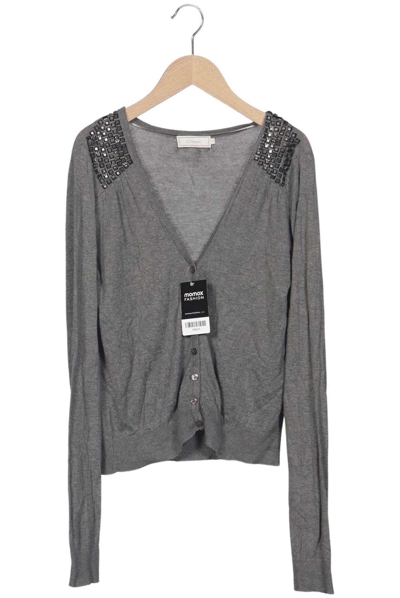 

Cream Damen Strickjacke, grau, Gr. 38