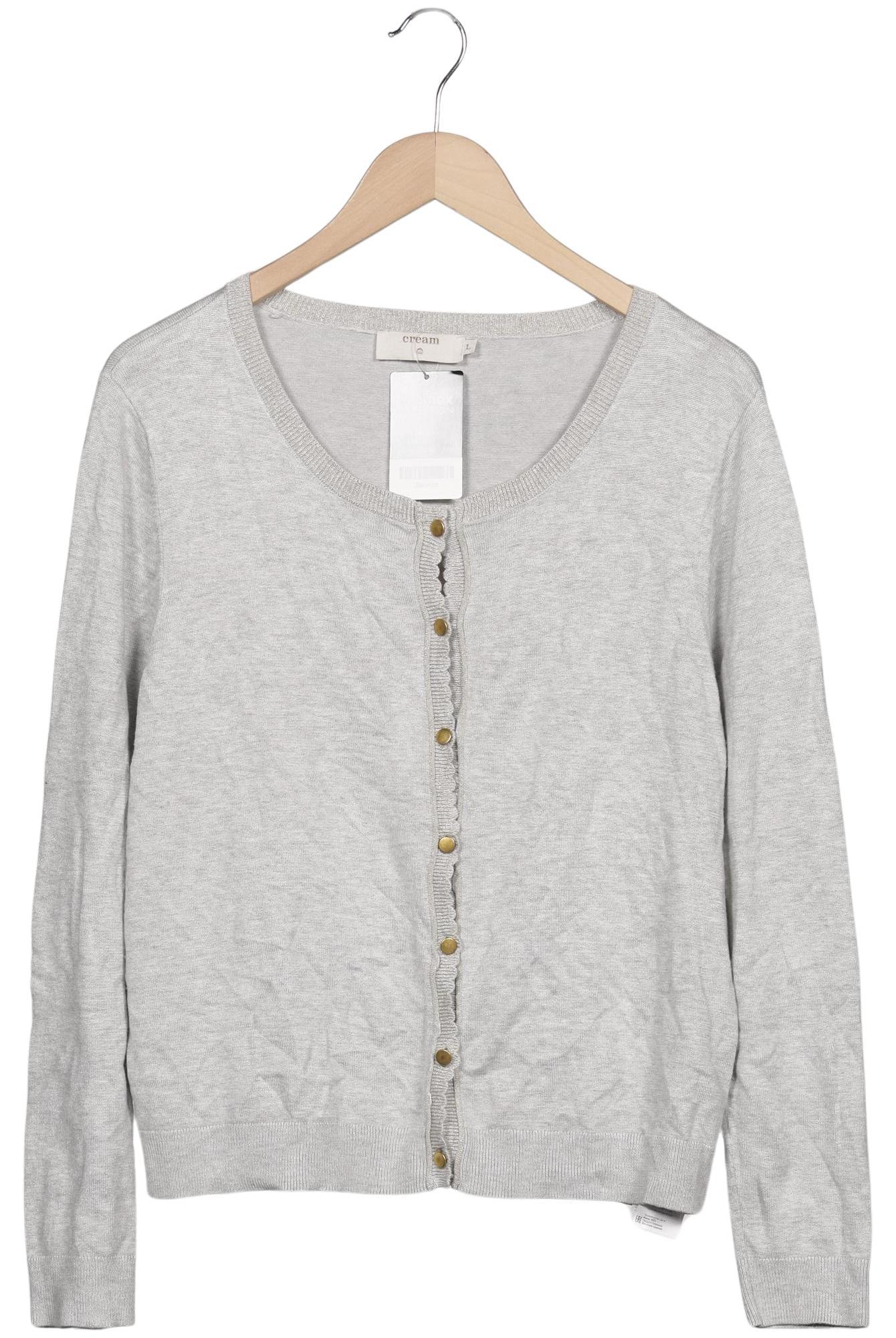 

Cream Damen Strickjacke, grau, Gr. 42